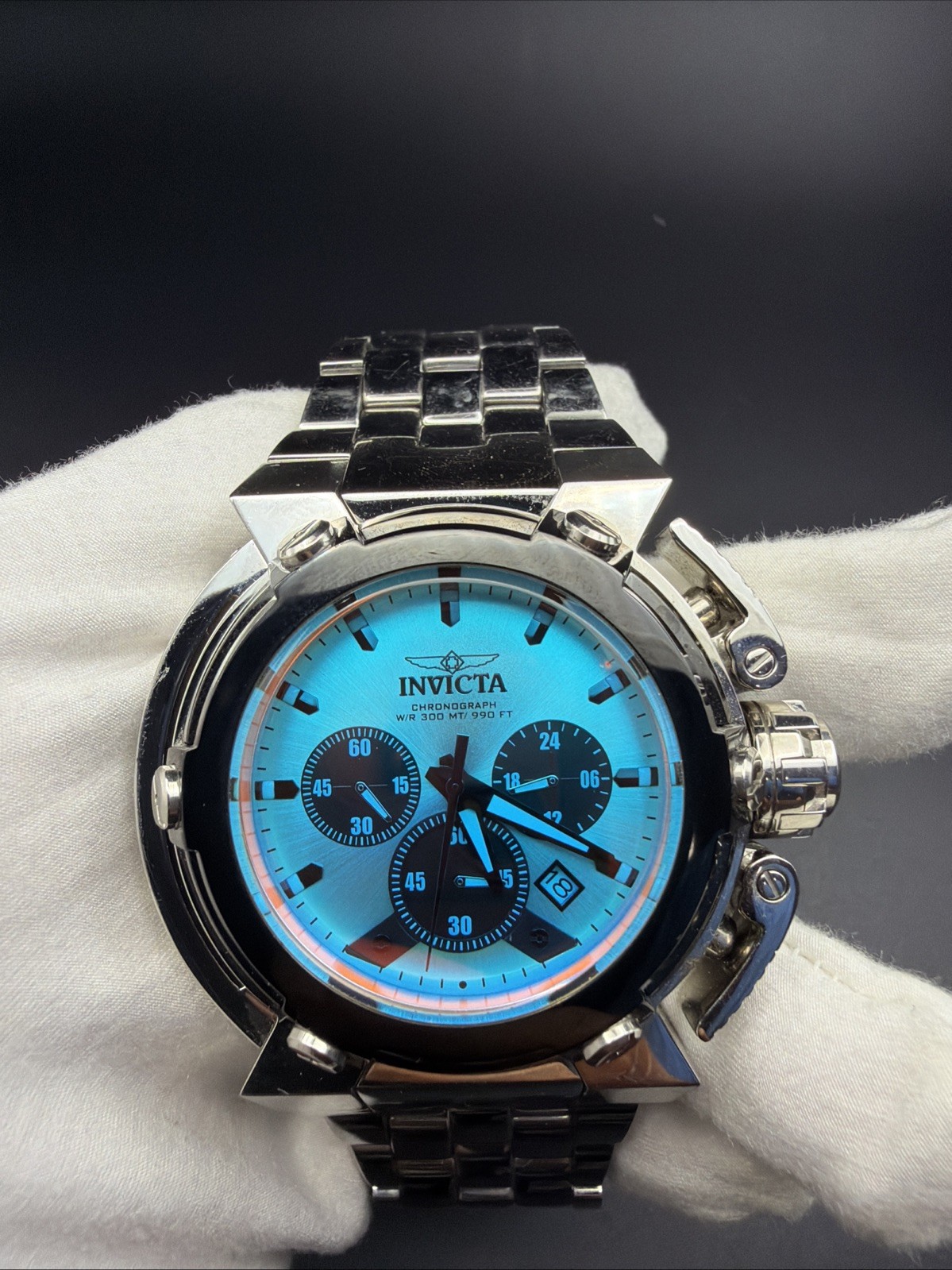 Invicta Coalition Forces Tinted Crystal X-Wing Chronograph 300M 25438 (read)