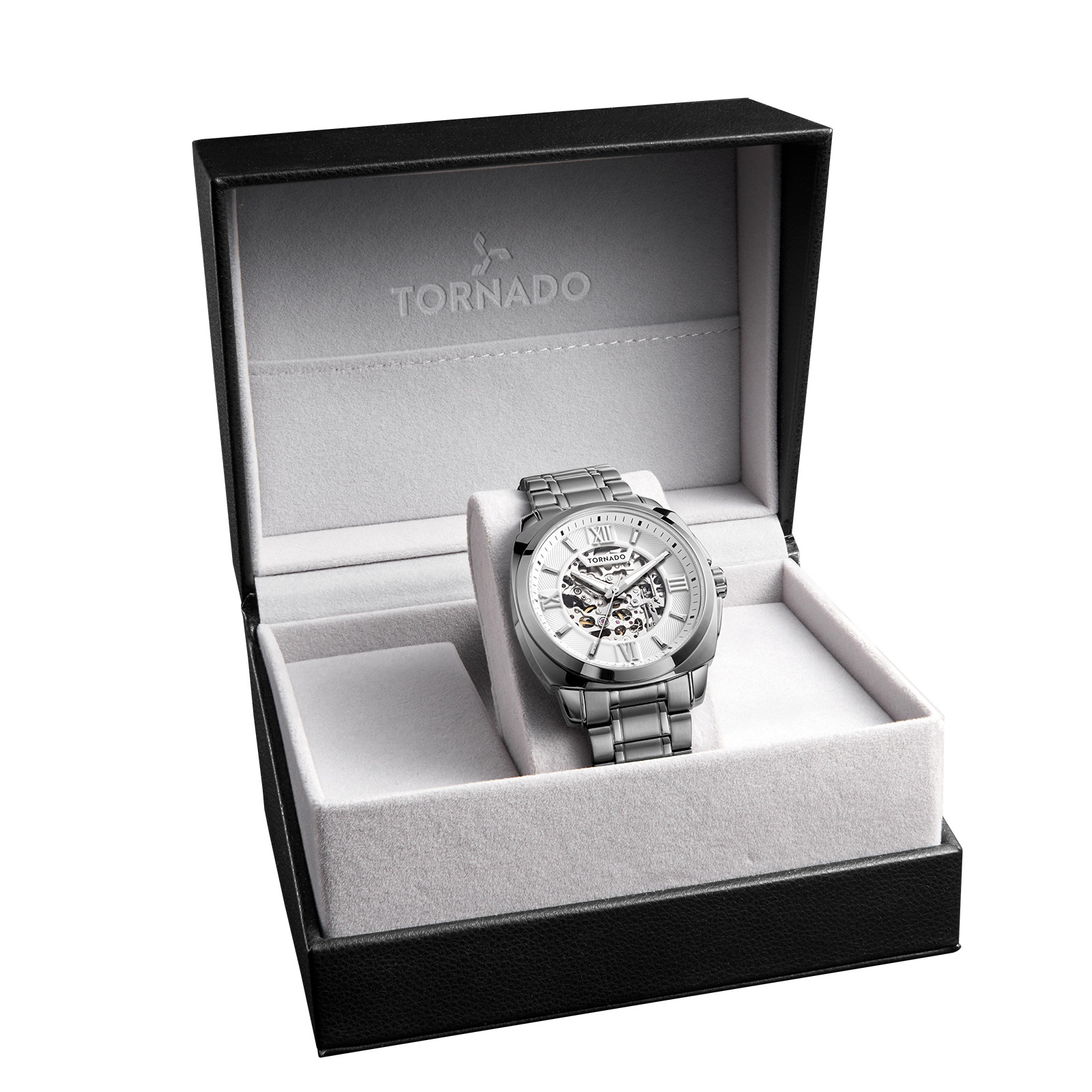 Tornado Autonova Men’s Automatic Watch | White Dial, 42mm, 100 m (10 ATM)