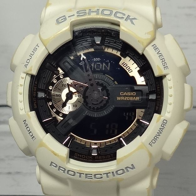 Matte White G SHOCK GA 110RG New Battery Working Condition