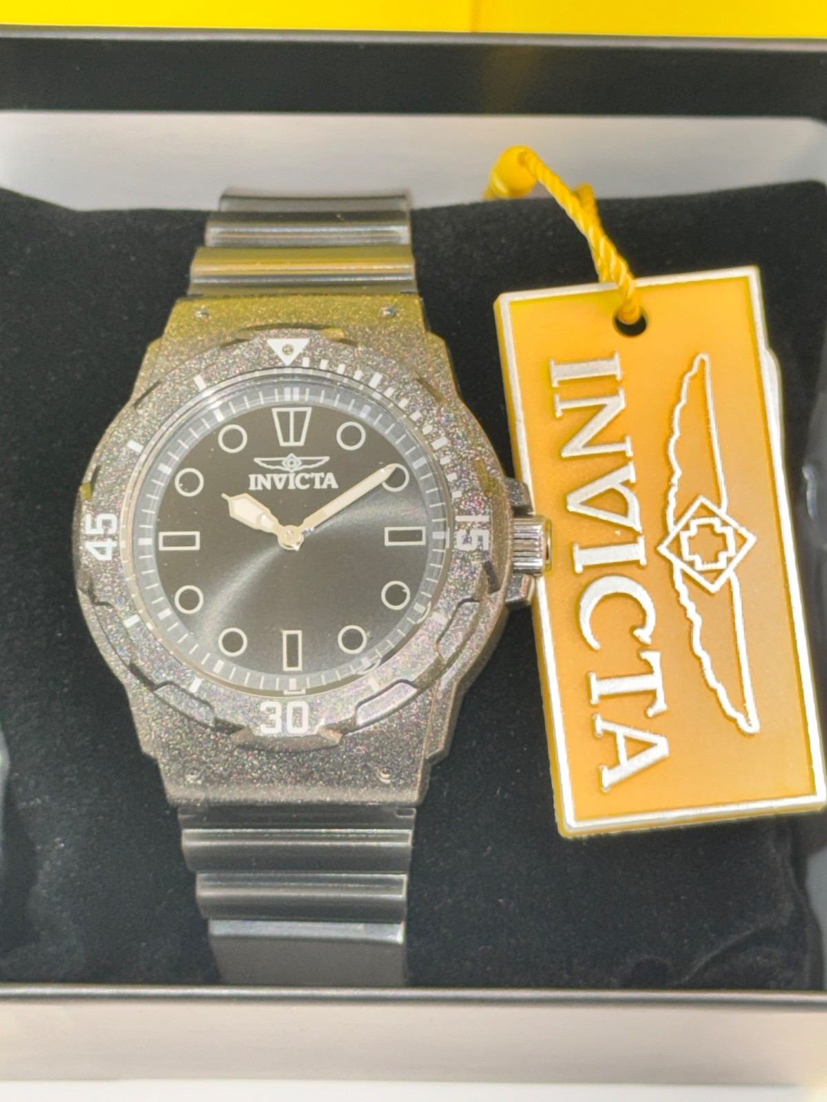 Invicta Celestial Women’s Watch 35mm, Transparent/Black Dial 49208 New!!