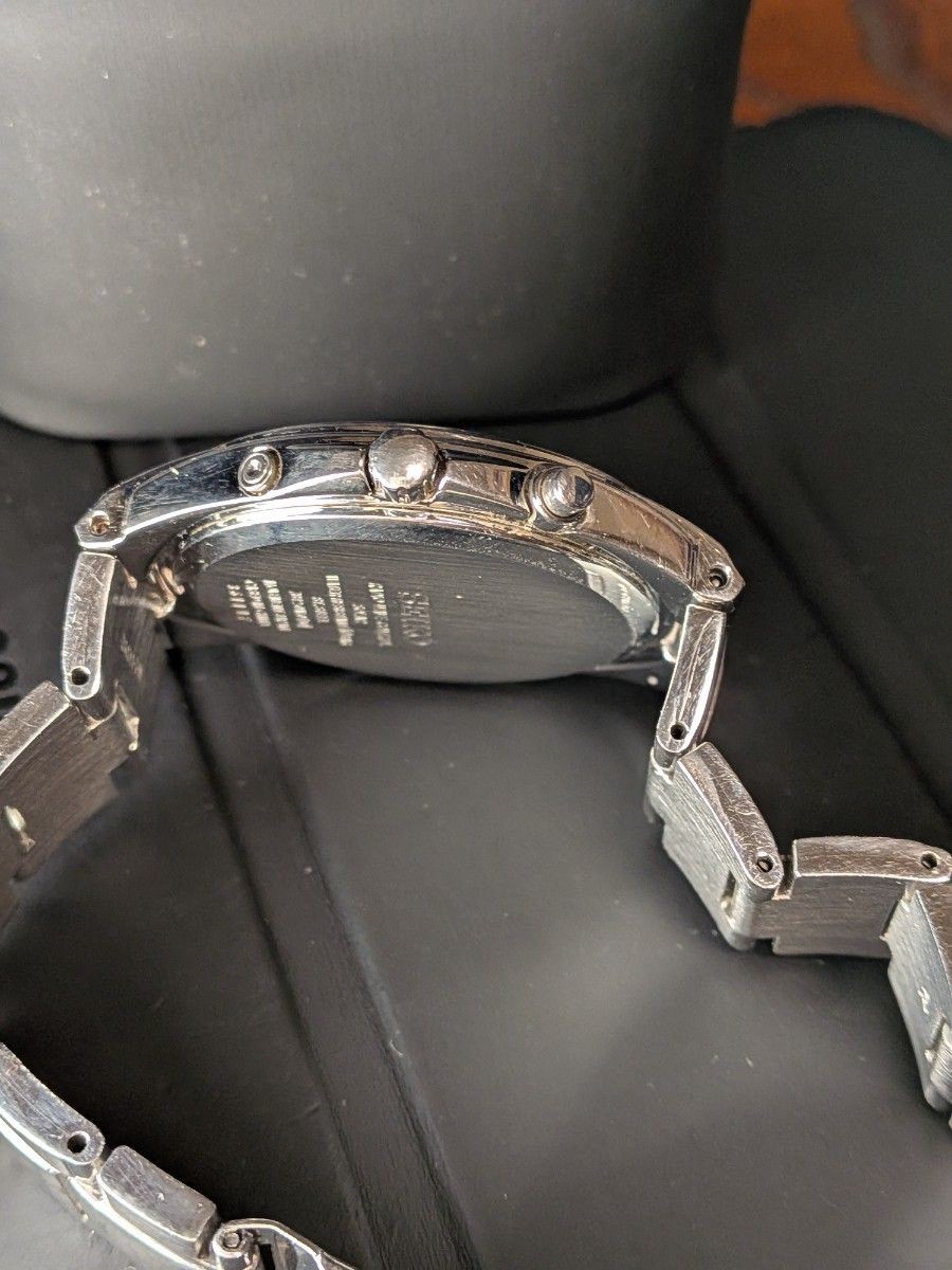 SEIKO 7B42-0AL0 Radio Solar Men’s Watch Silver Dial
