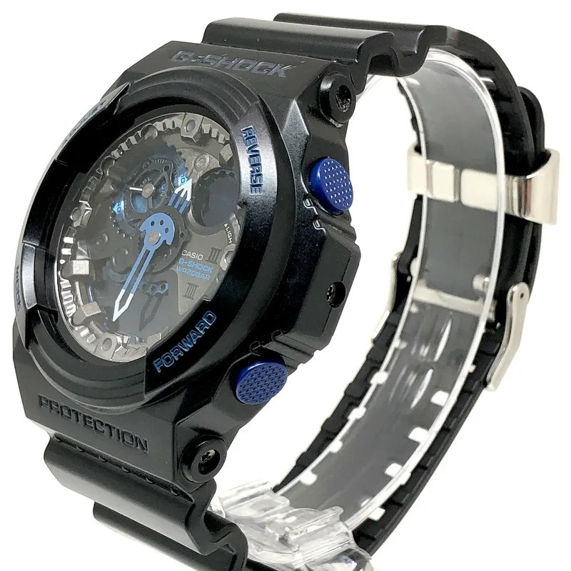 G-SHOCK GA-303B-1A Initial Blue G-Shock 30th Anniversary Initial Blue Black Anal