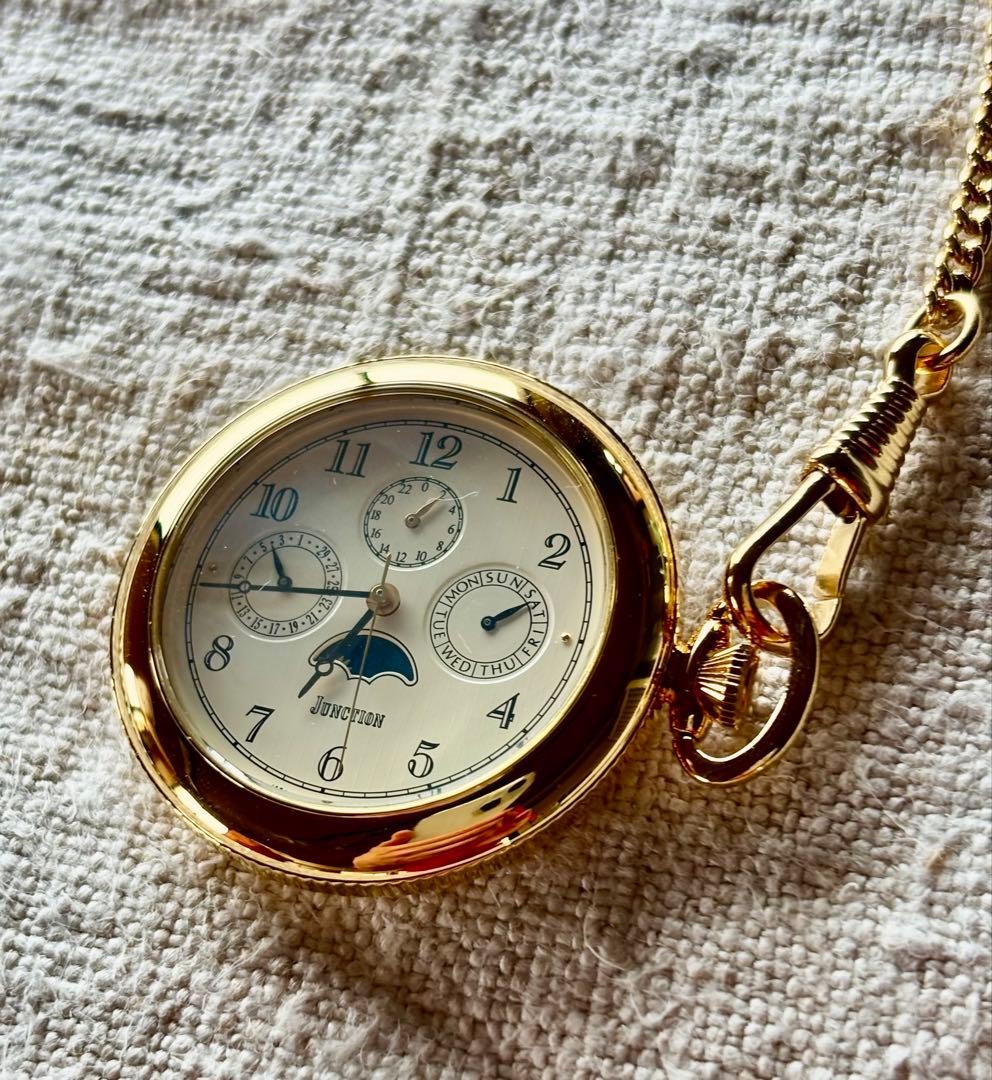 Citizen JUNCTION vintage pocket watch complete item