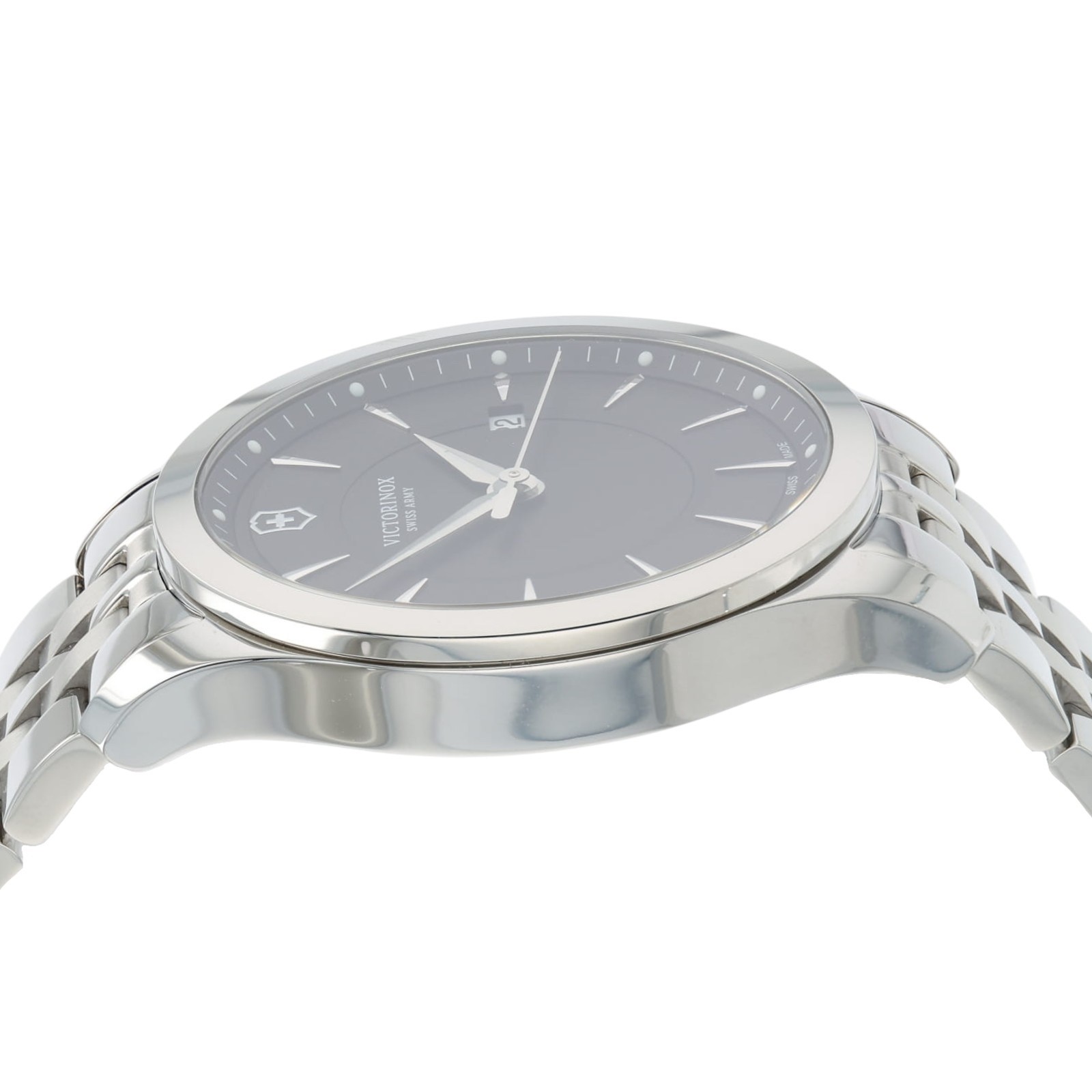 Victorinox Swiss Army Men’s Watch 40mm Silver Tone SS Bracelet Quartz 241801