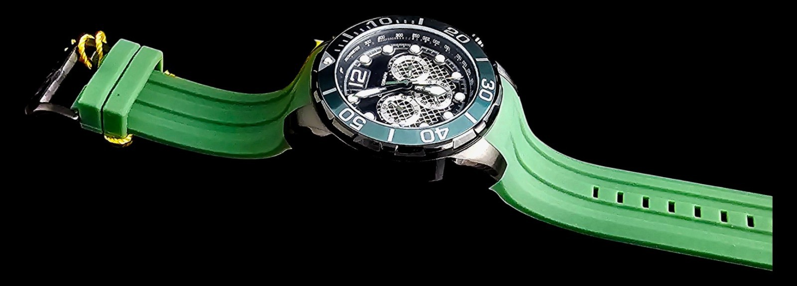 Invicta Pro Diver Men s Watch Quartz Black Green 50mm 35551