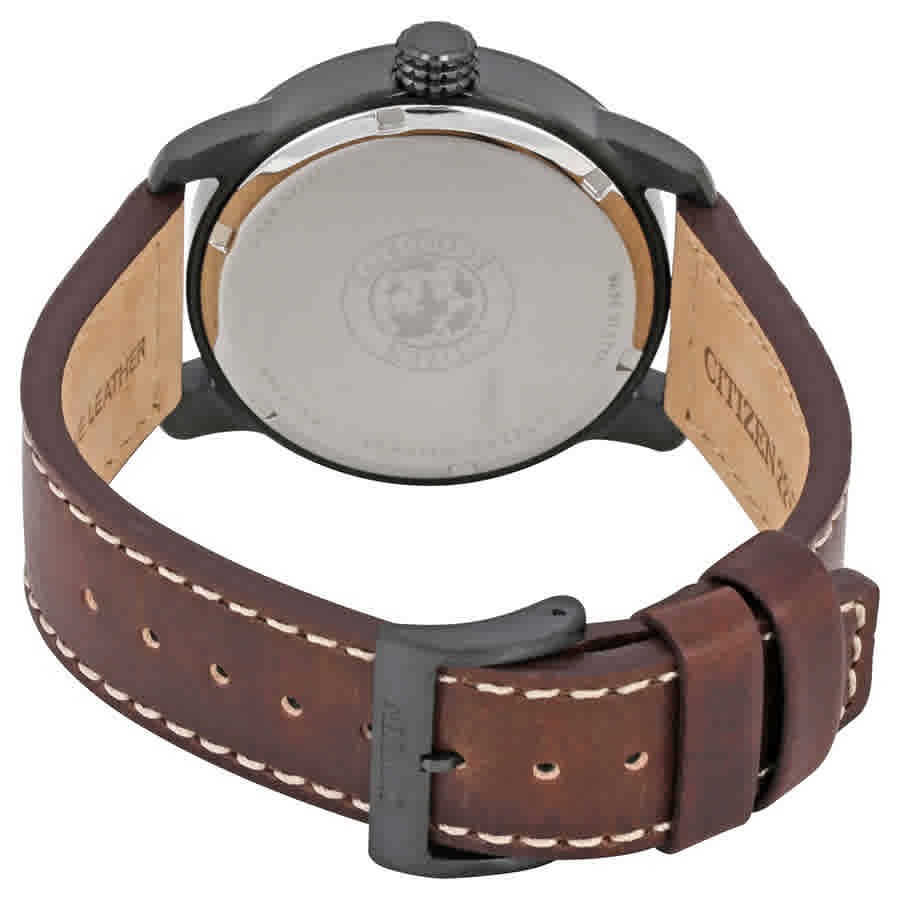 Citizen Chandler Eco-Drive Dark Blue Dial Brown Leather Men’s Watch BM8478-01L