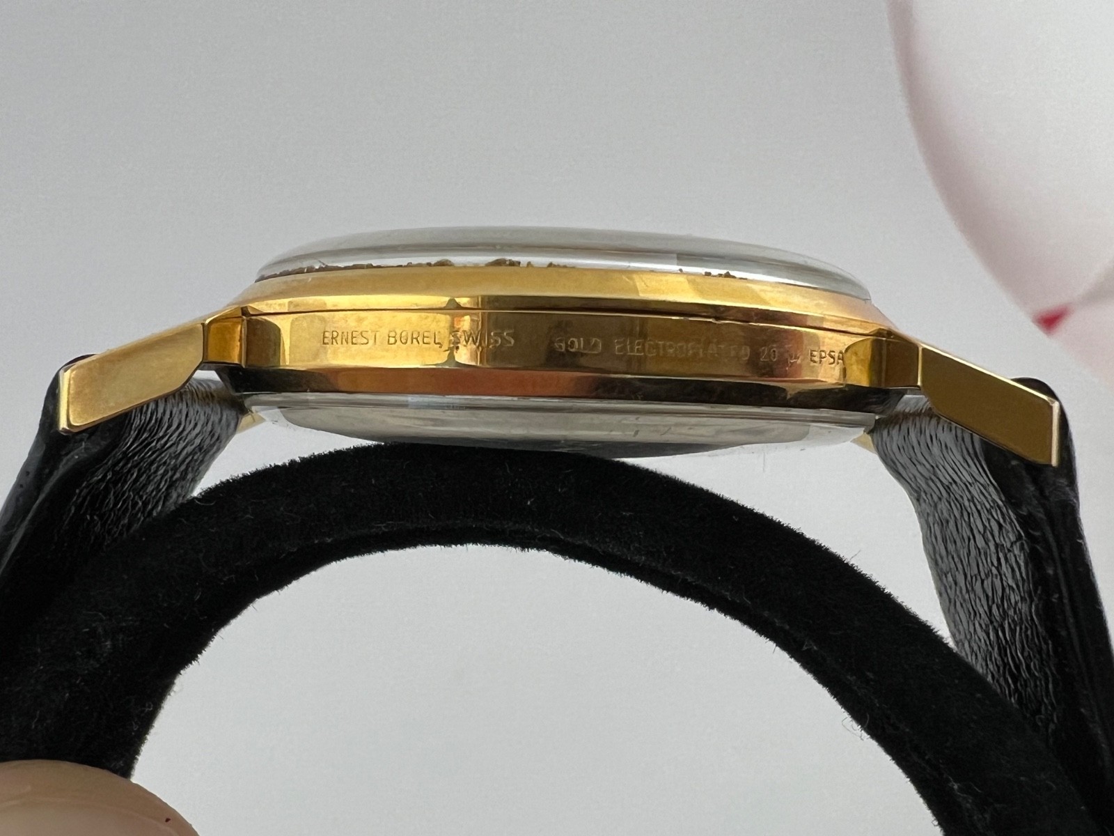 BOREL / SYNCHRON COCKTAIL WATCH BLOOMING FLOWER MYSTERY DIAL, SKELETON 17J SWISS