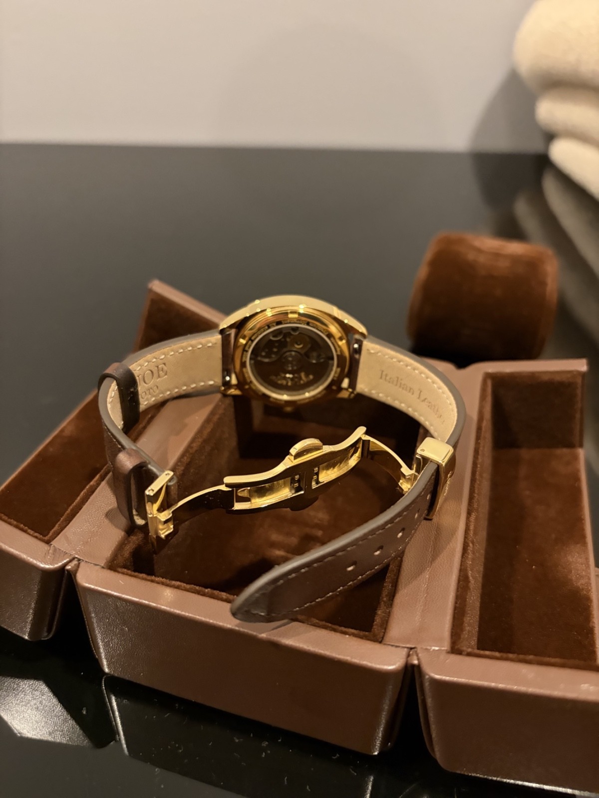 KUOE Kyoto Royal Smith 90-008 Gold Case Green Dial — Discontinued, Full Set