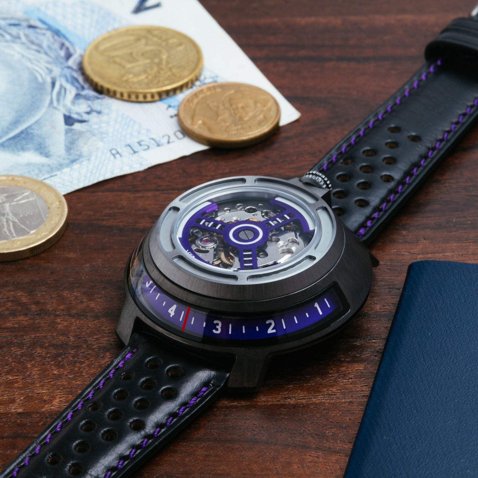 Xeric Invertor II Automatic Gunmetal Purple