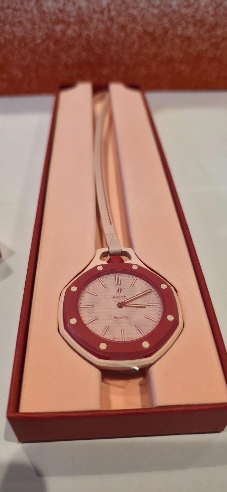 Swatch X AP – Otto Rosso- Warranty Card + Receipt – Fast insured delivery
