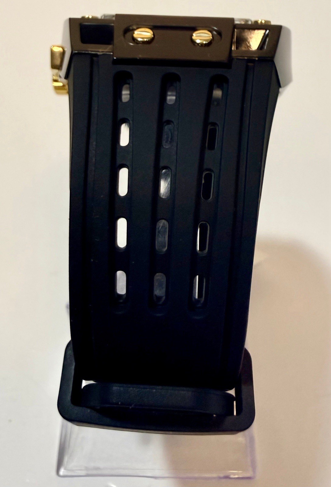 Invicta 70148 S1 Rally 48mm Black and Gold Chronograph Quartz Silicone Strap NIB