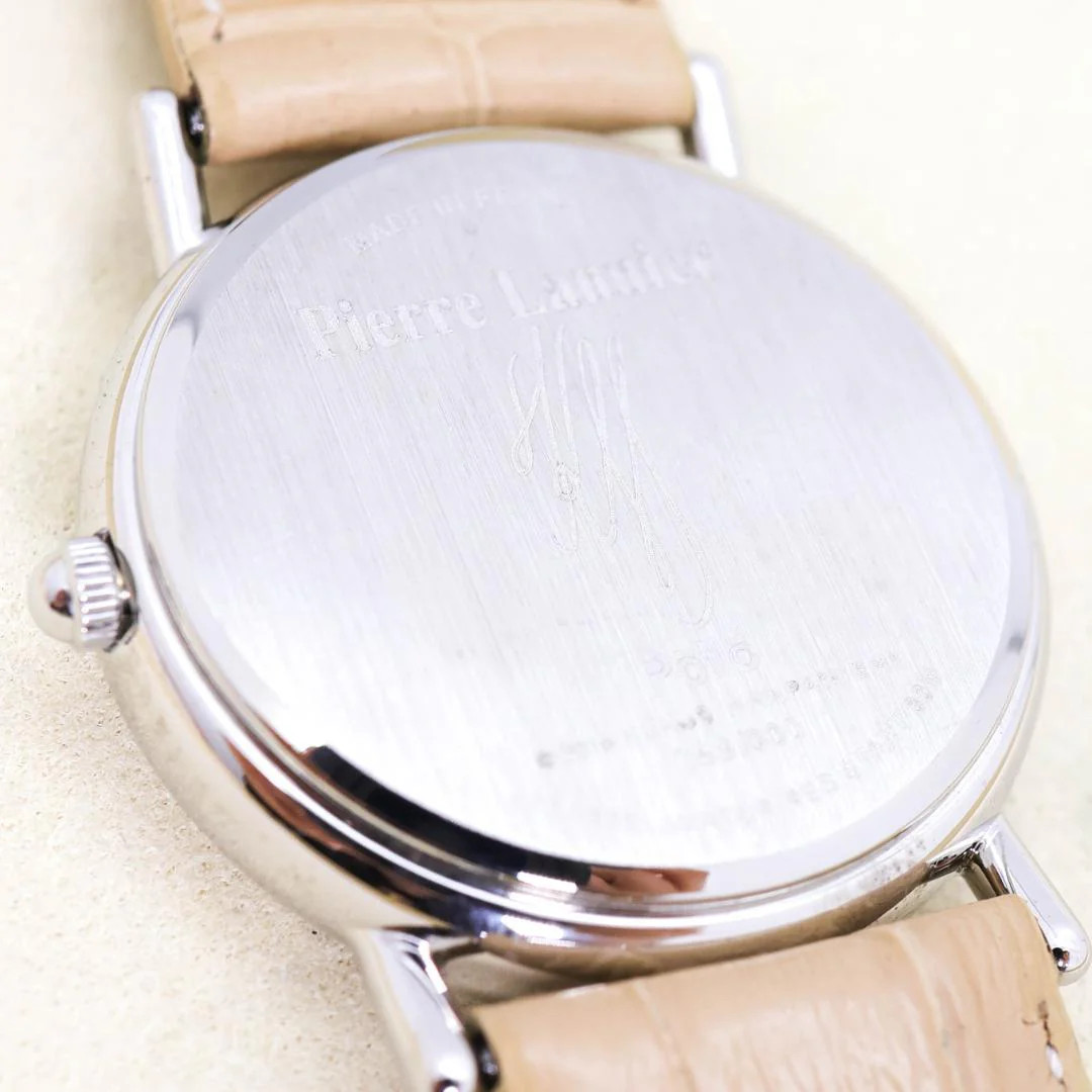Pierre Lannier Quartz Silver 1.26×1.26 Beige Watch