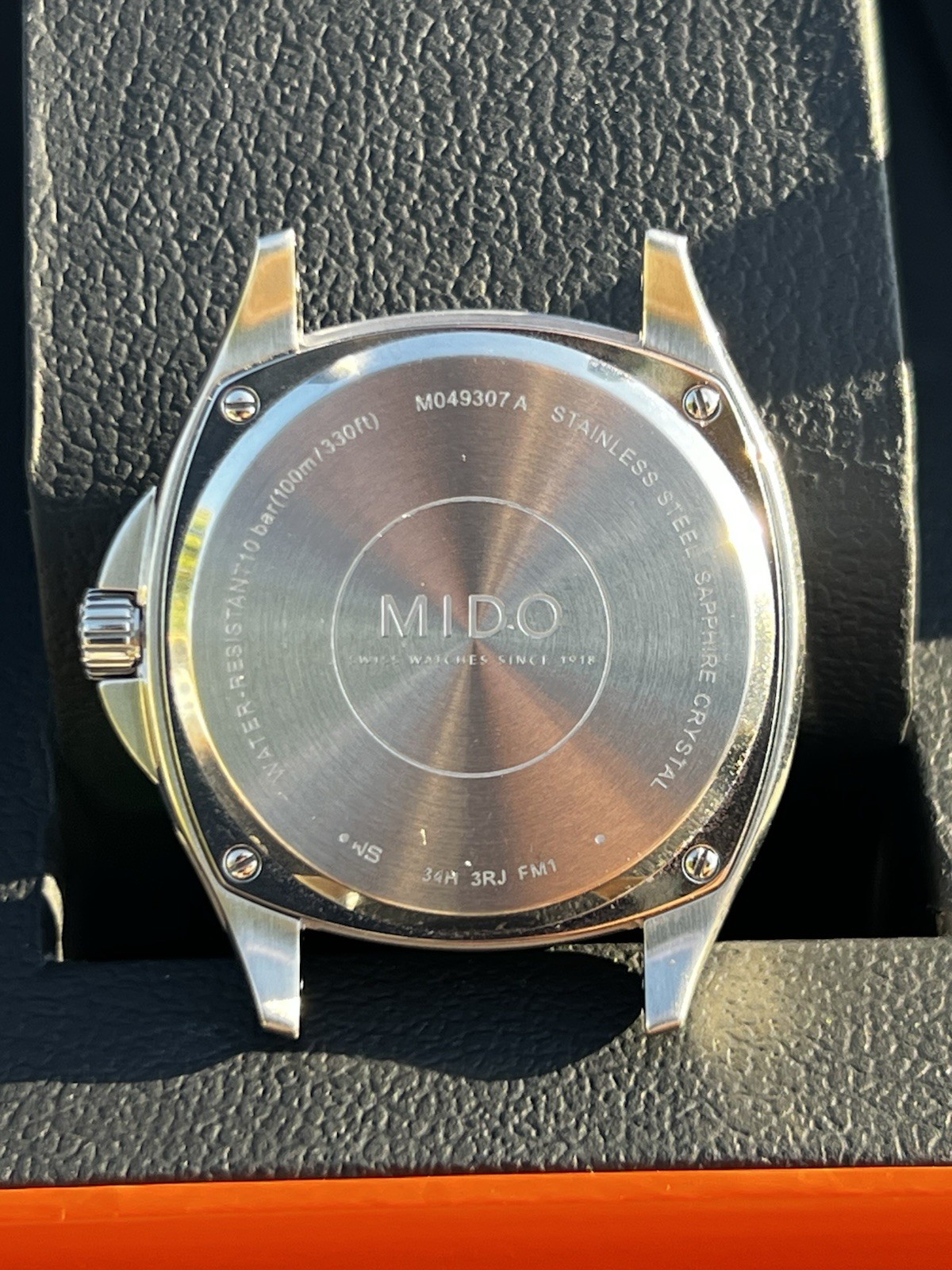 MIDO Multifort TV Automatic Black Dial 35×34.2mm 100m Date Full Set + Straps