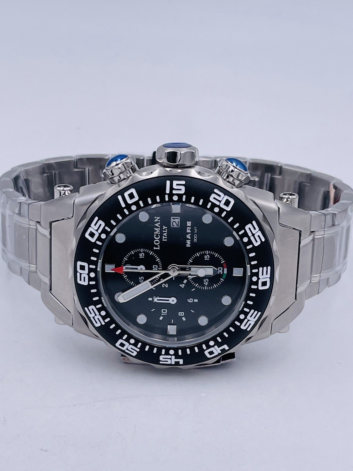 Locman New Mare Chrono 560ACK/498 Wr300m Steel Very Discounted New