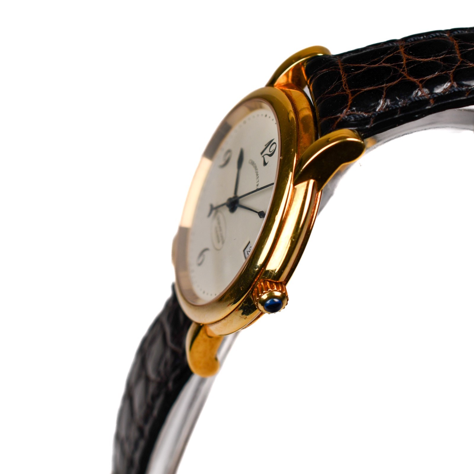Parmigiani Fleurier Basica 18k Rose Gold 37mm Ref C04440 Automatic Cal PF340