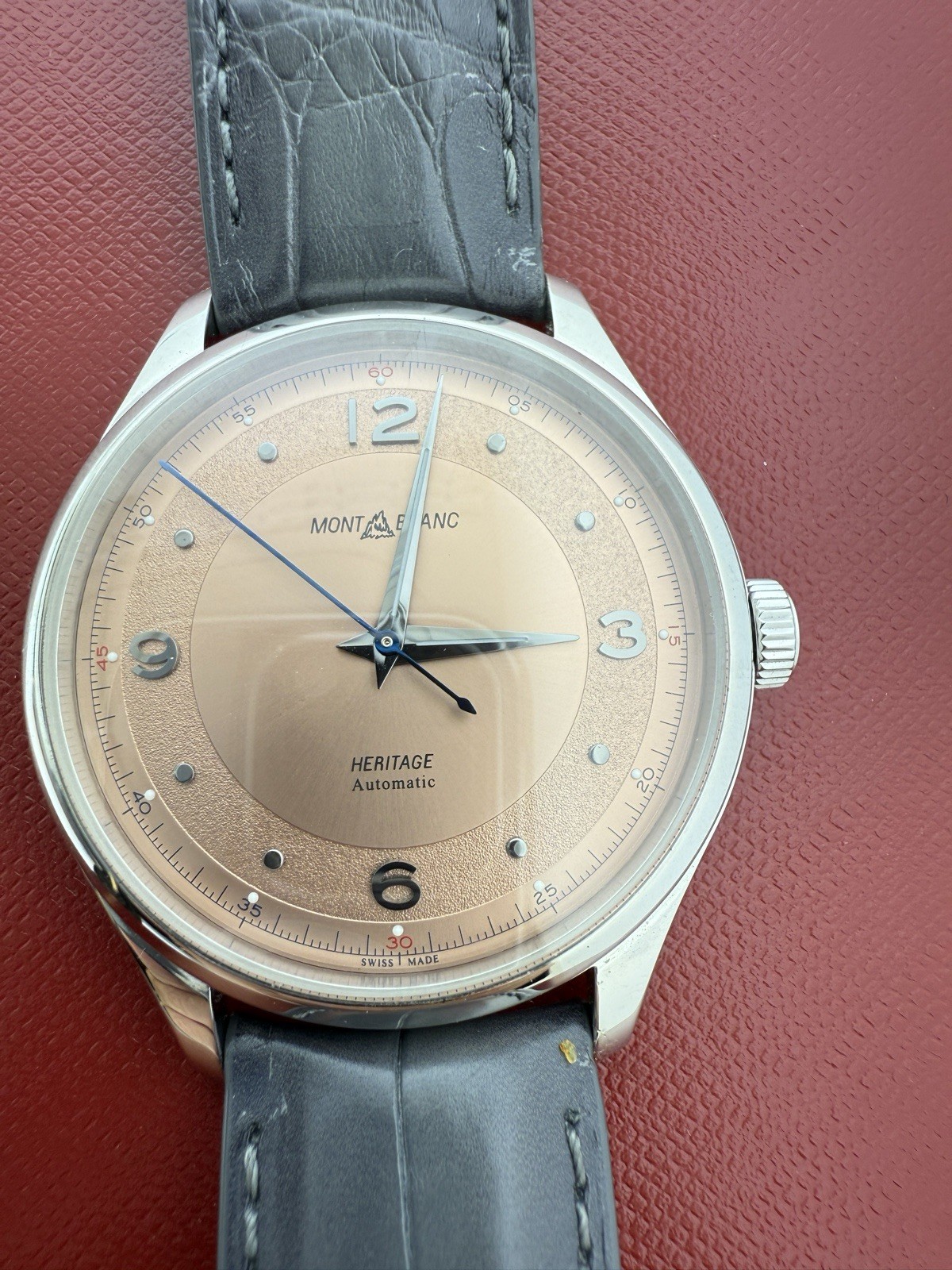 Montblanc Heritage Stainless Steel Watch 119944