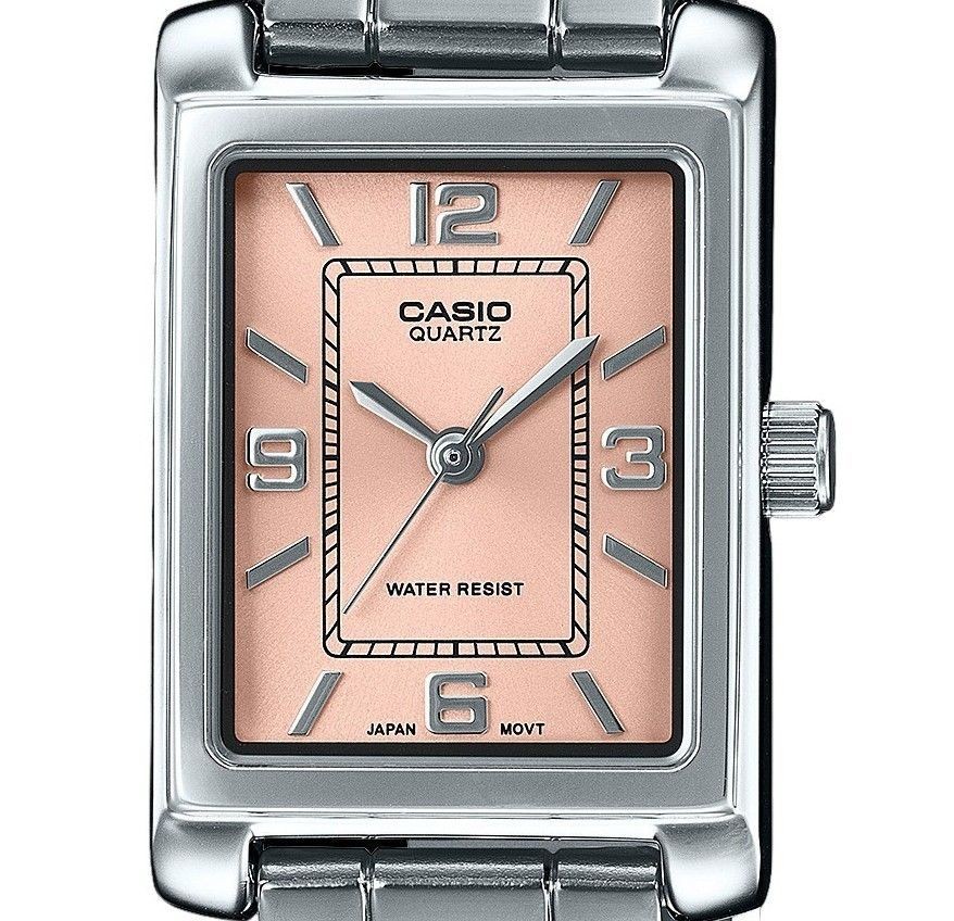 Casio Standard Pink Dial Quartz Dress LTP-1234DD-4A Women’s Ladies Watch