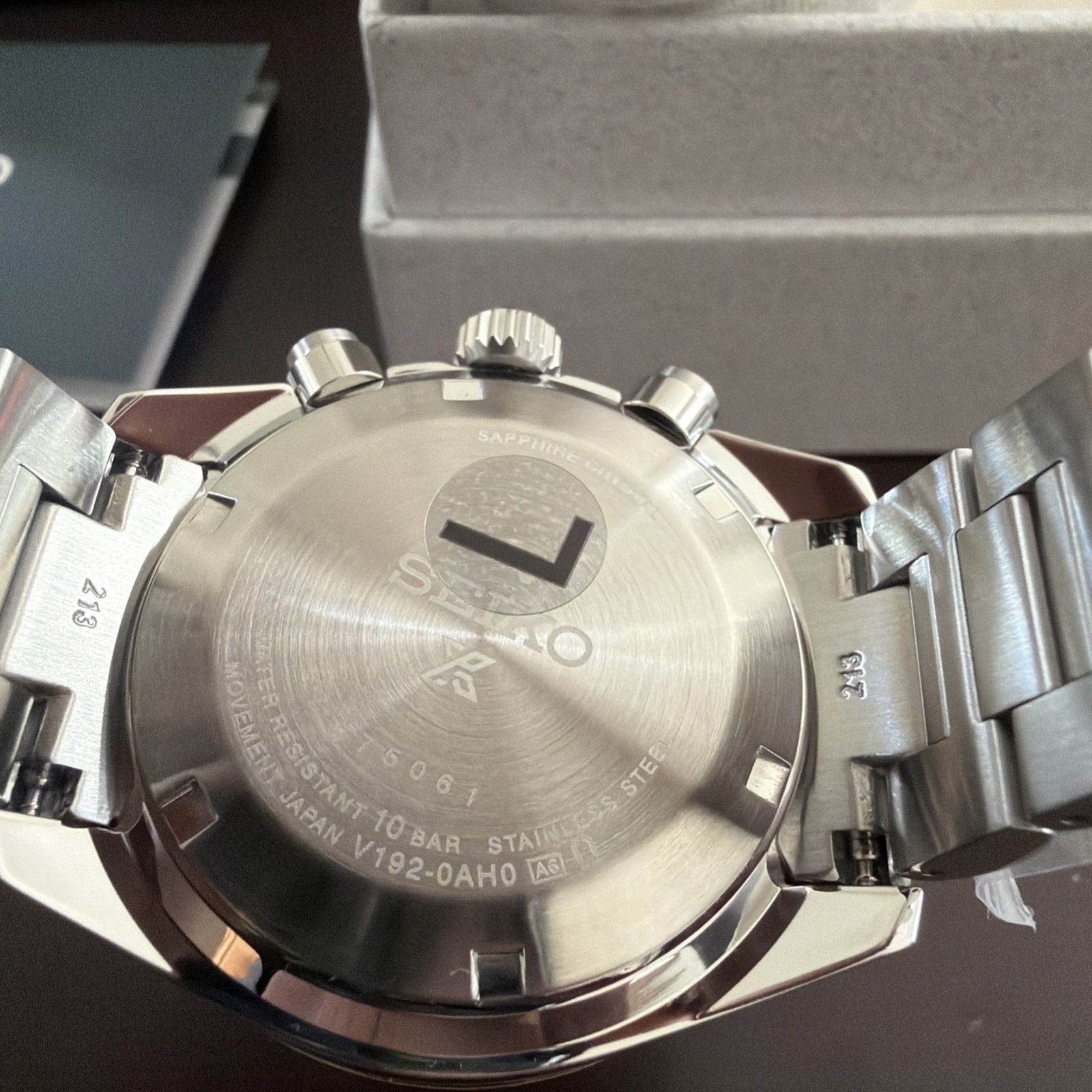 New Seiko Prospex Speedtimer SSC911 Solar Chronograph Panda Dial B&P