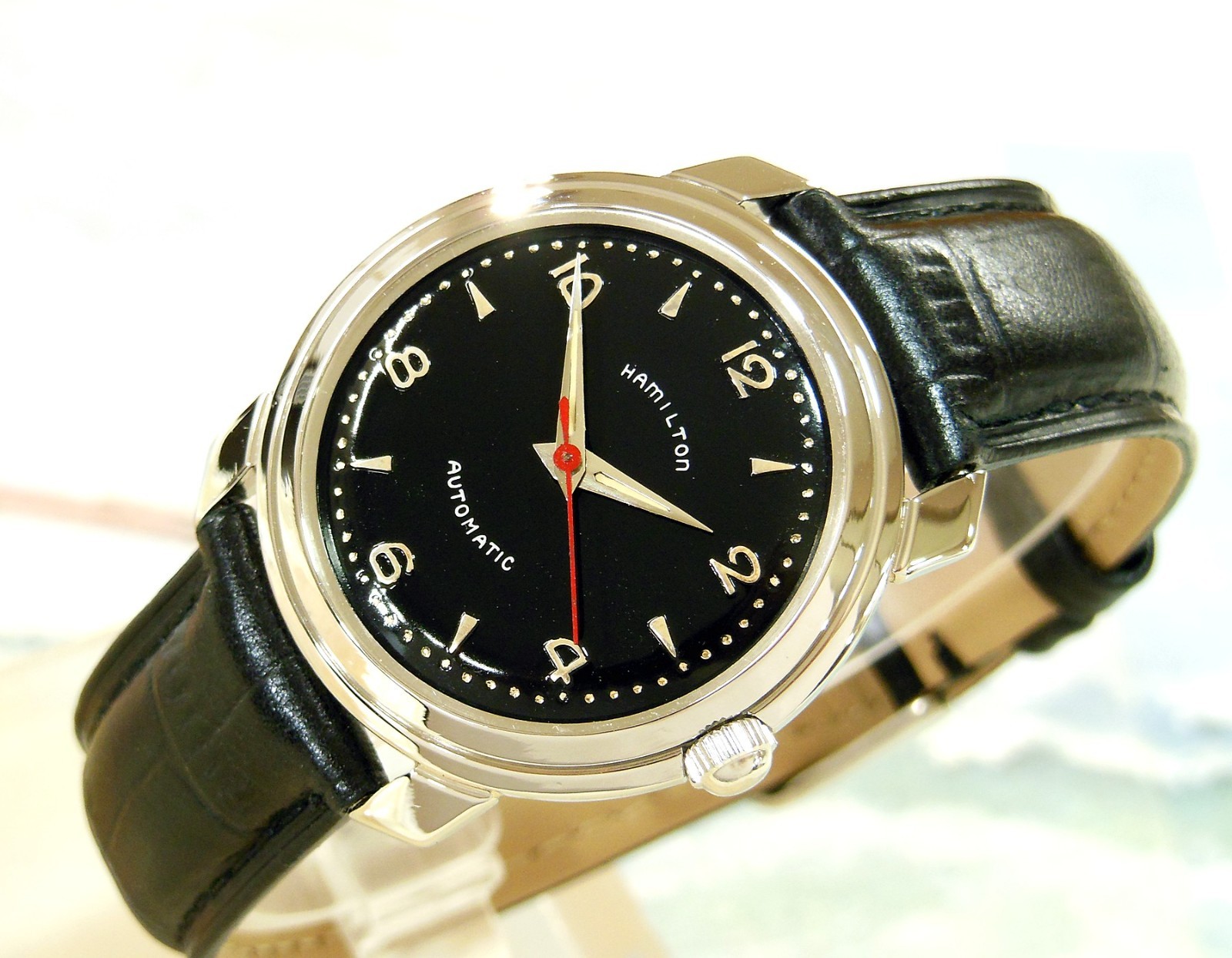 1950’s Vintage HAMILTON K-503, Stunning BLACK Dial, Serviced / Warranty