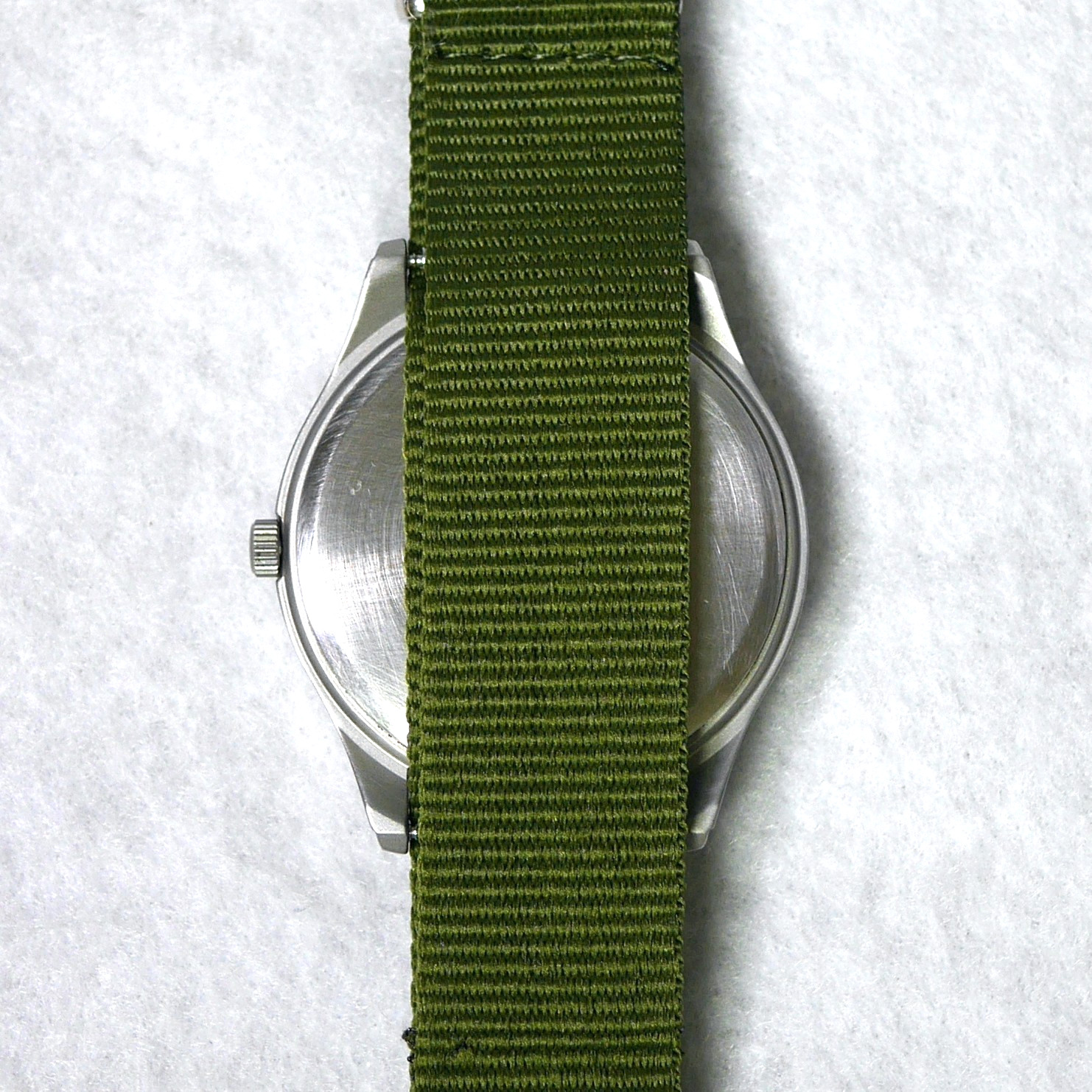 SEIKO ALBA V158-0AX0 Military Solar Powered DayDate Men’s Field Watch 2017 Japan