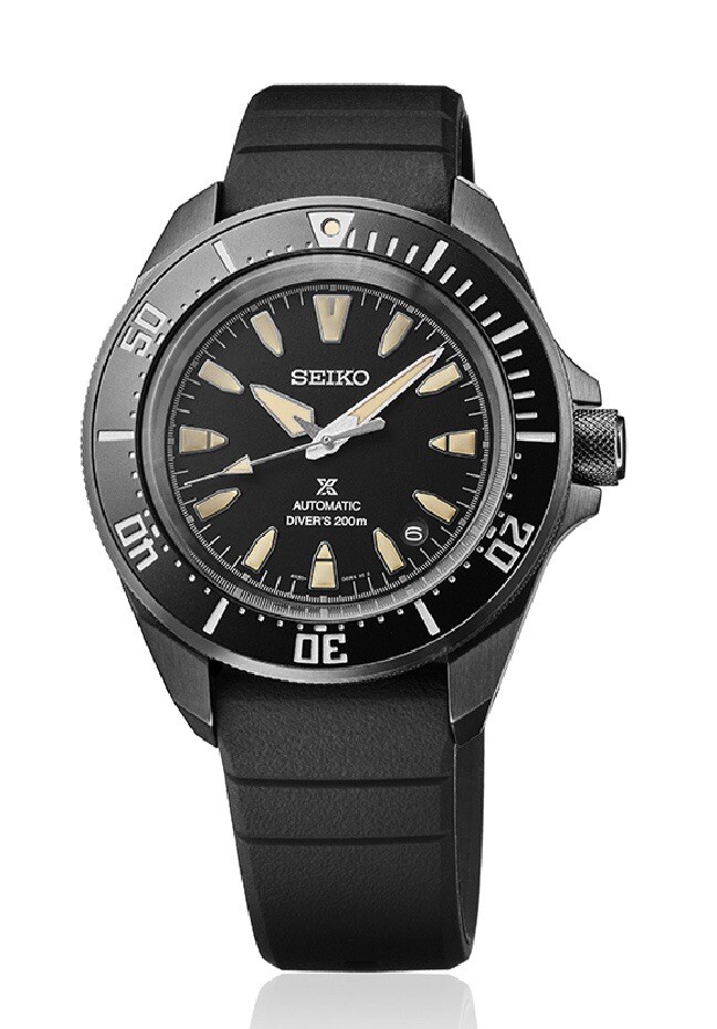 Seiko Prospex Sea Samurai Diver Black Dial Silicone Band Watch SRPL11 Japan New