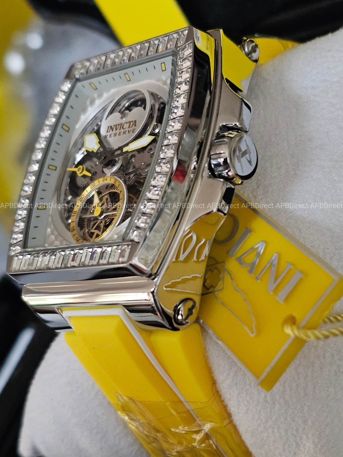 Invicta – S1 Rally – DIABLO – Dual Time Automatic – Yellow – Reserve Mens Watch