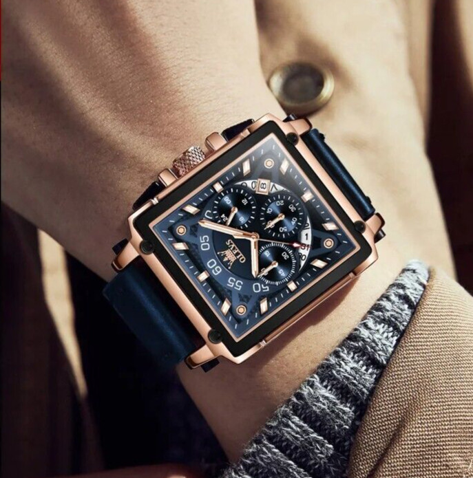 Waterproof Quartz Luminous Business Luxury OLEVS Men’s Men Watch Date Strap