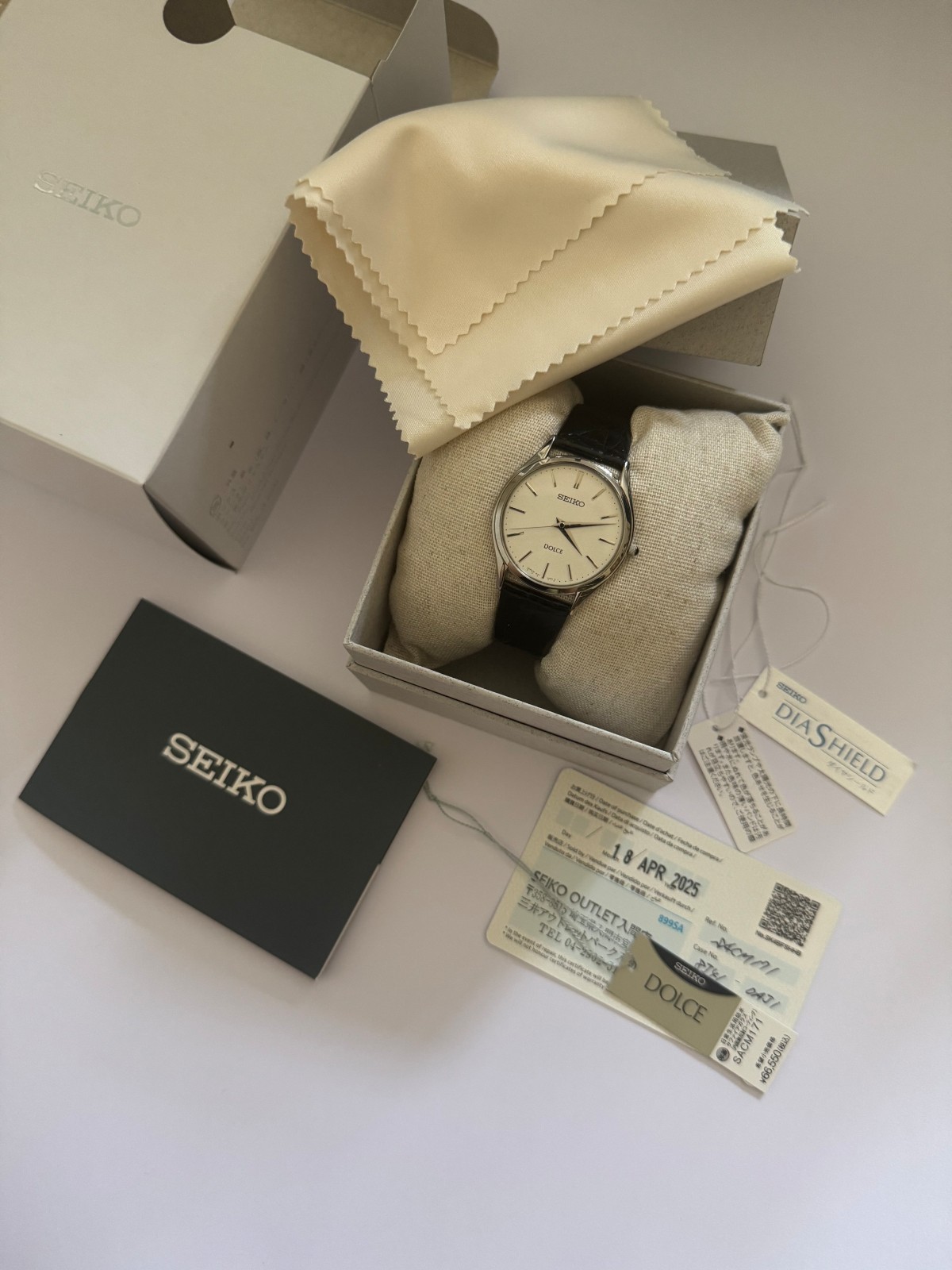 Unworn with Box&Papers – SEIKO Dolce 8J41-0AJ1 SACM171 Quartz Watch