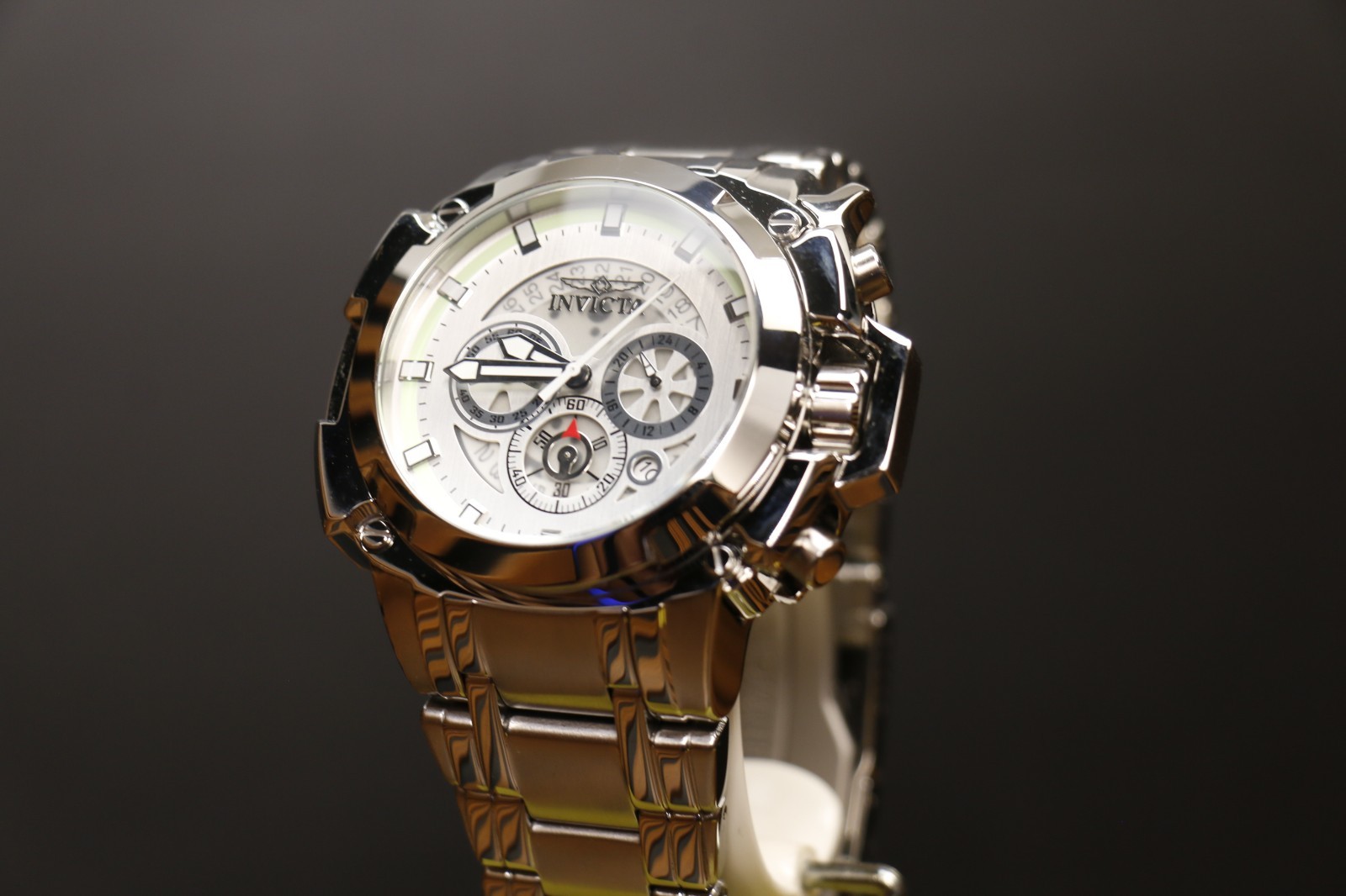 Invicta Coalition Forces Behemoth Men’s Watch 60mm, (Man of War) Steel 49772