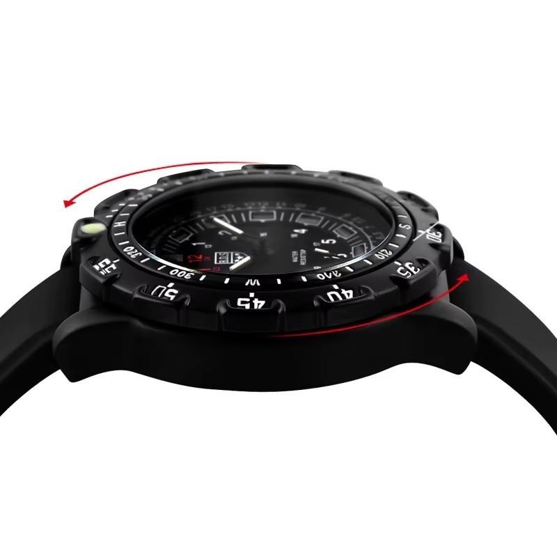 45MM ADDIESDIVE Military Quartz Dive Watch Men Silicone Waterproof Luminous NEW