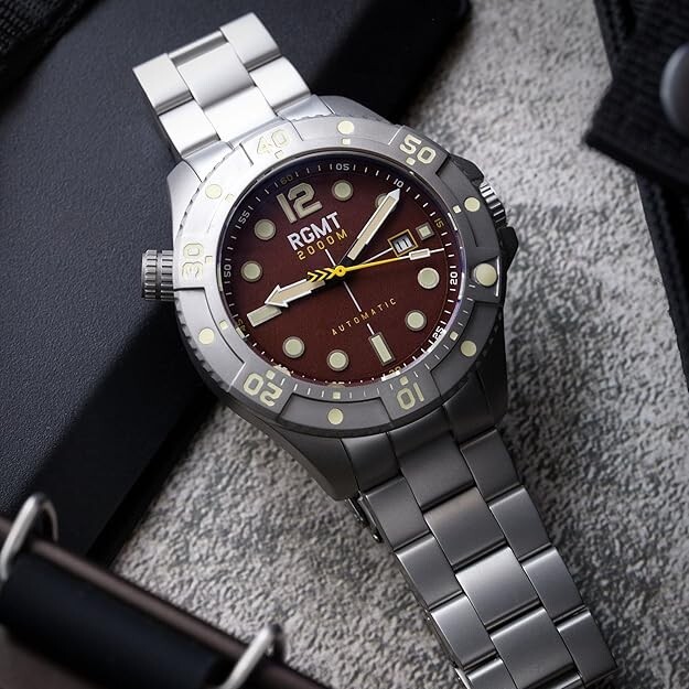 RGMT RG803744 Demolition Stainless Steel Automatic Watch 2000m $1,250 -NEW/RARE