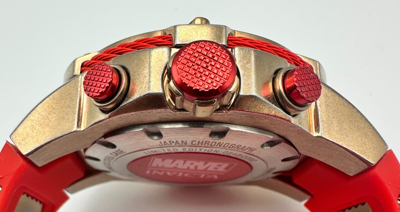INVICTA Marvel ‘Iron Man’ Quartz Limited Edition 53mm Chronograph Watch