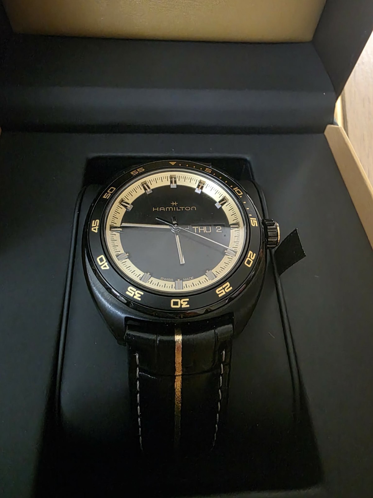 Hamilton x Resident Evil Requiem American Classic Pan Euro Limited Edition Watch
