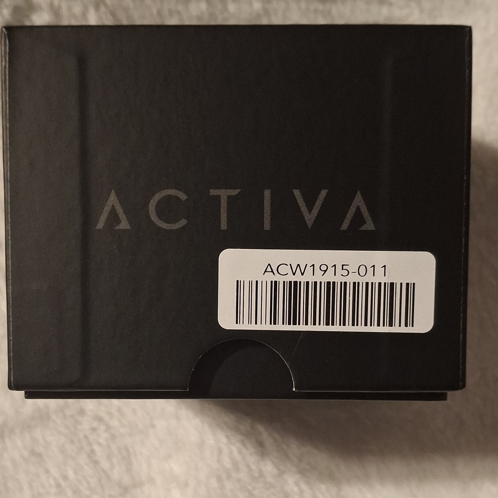Activa Digital Quartz Sport Wristwatch Black Rubber Strap Red Bezel Box Manual