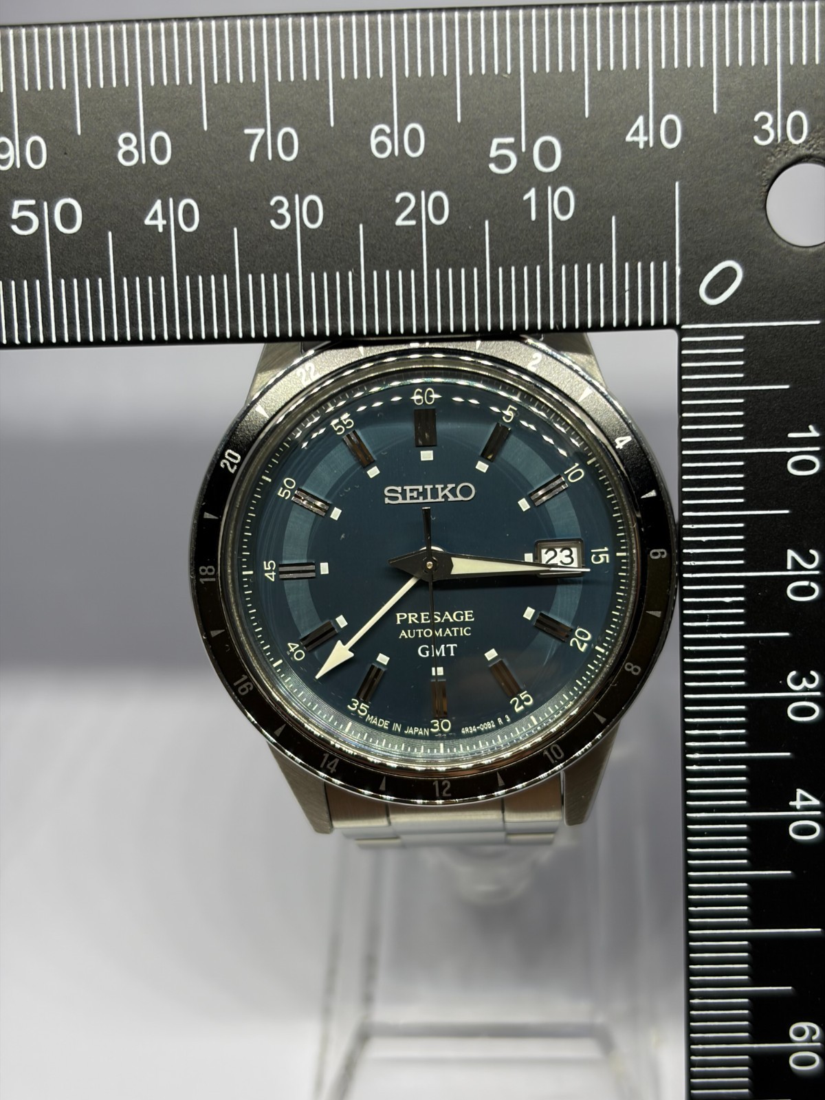SEIKO PRESAGE GMT 4r34-oobo