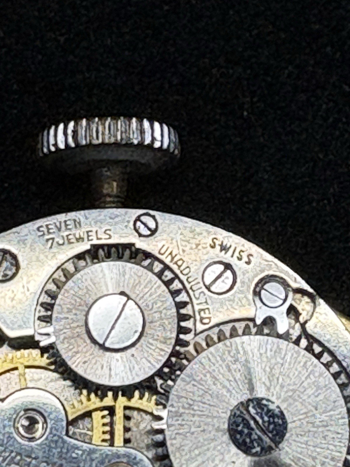 Vintage Benrus Tank Style 7j G.F. Mechanical Watch Needs Crystal/Minute Hand M10