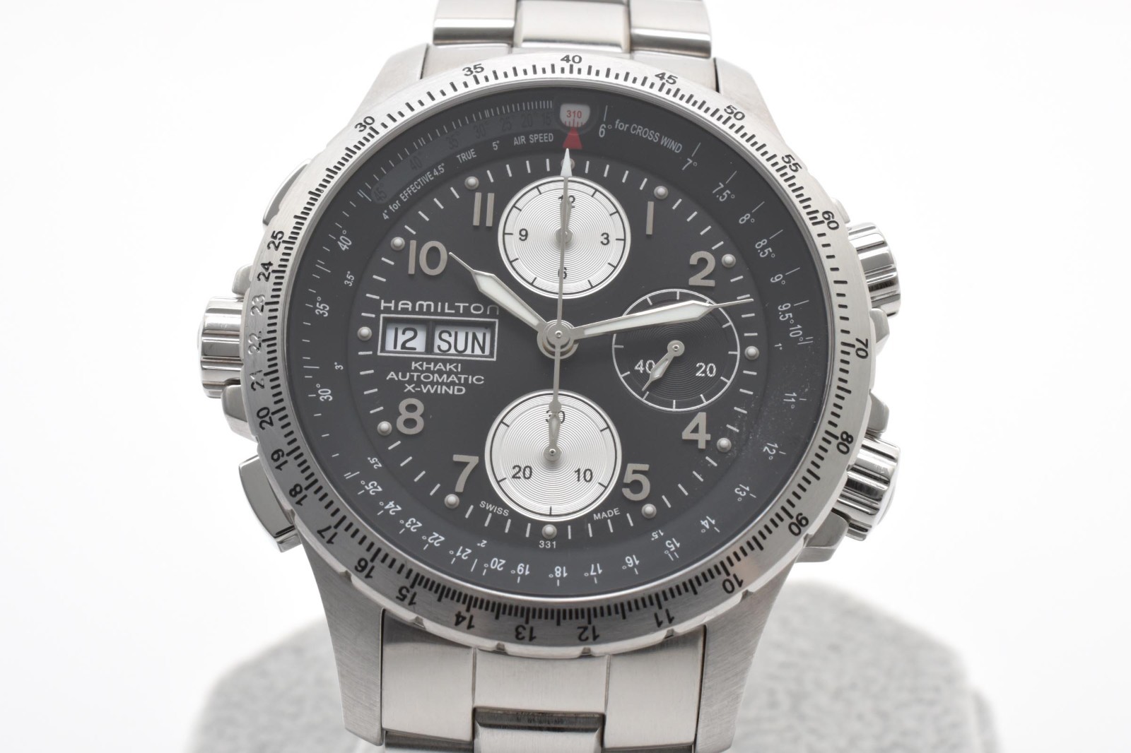 [Box,Paper] MINT Hamilton Khaki X-Wind Auto Chronograph Men’s Watch Japan