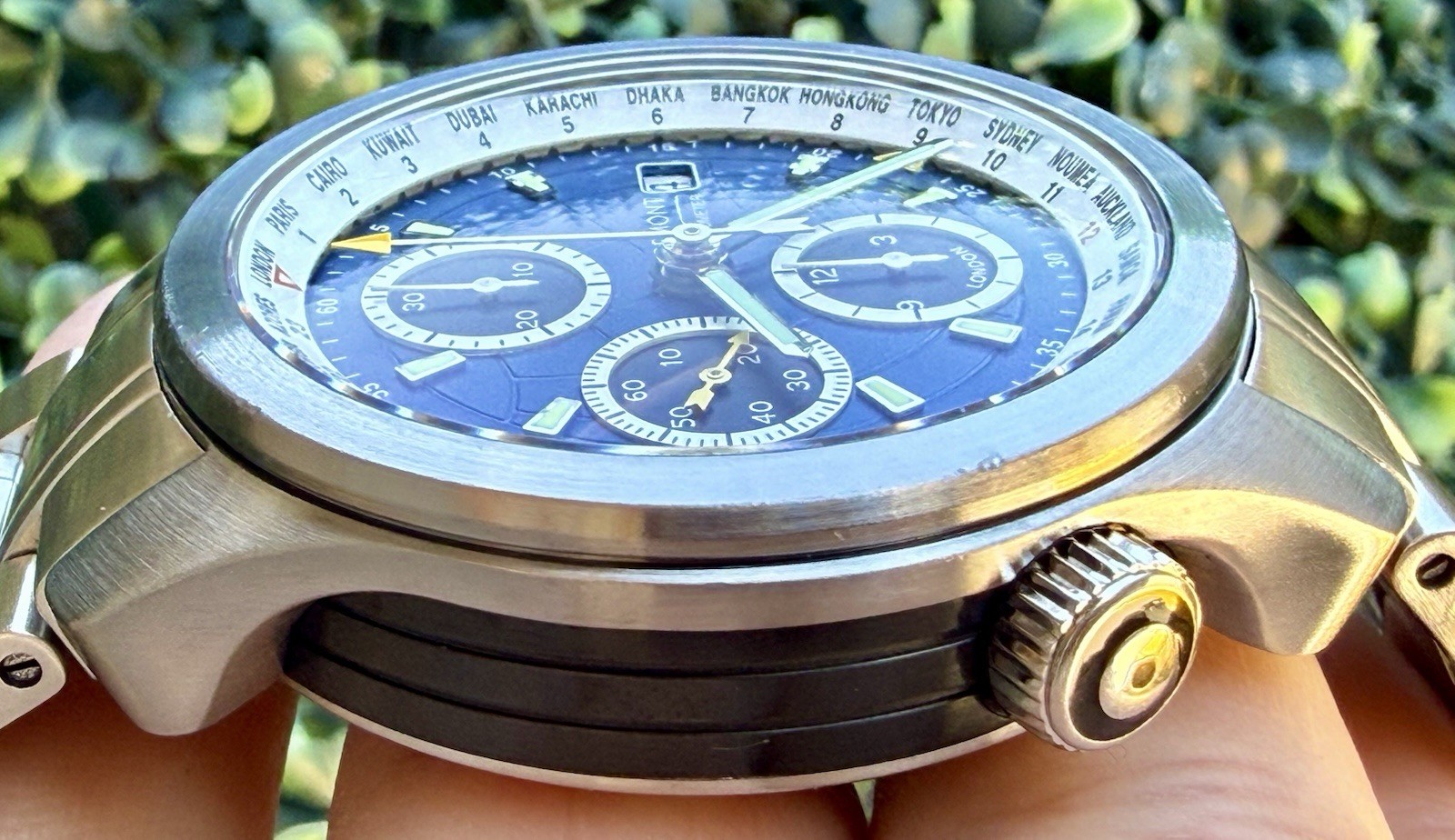 Bremont Blue Dial World Timer ALT1-WT-BL Full Set w/ Extra Straps 43mm Chrono