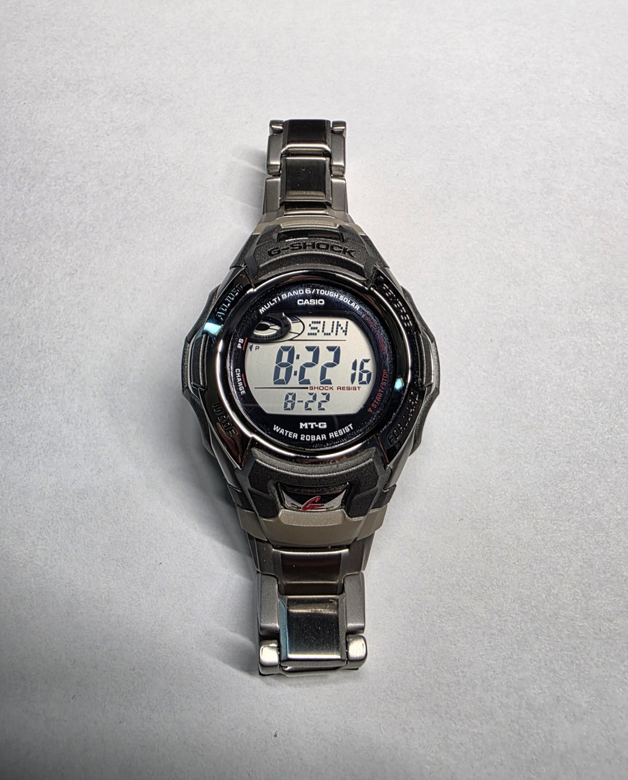 Casio G-Shock MTGM900DA-8CR 46mm Tough Solar Atomic 200M Digital Watch