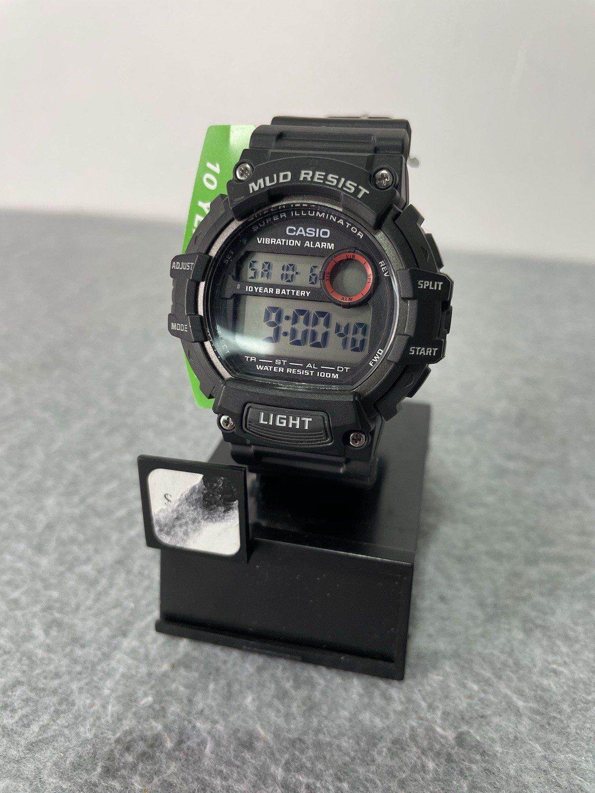 Casio TRT110H-1AV Mud Resist 10 Year Battery Vibration Alarm Watch New