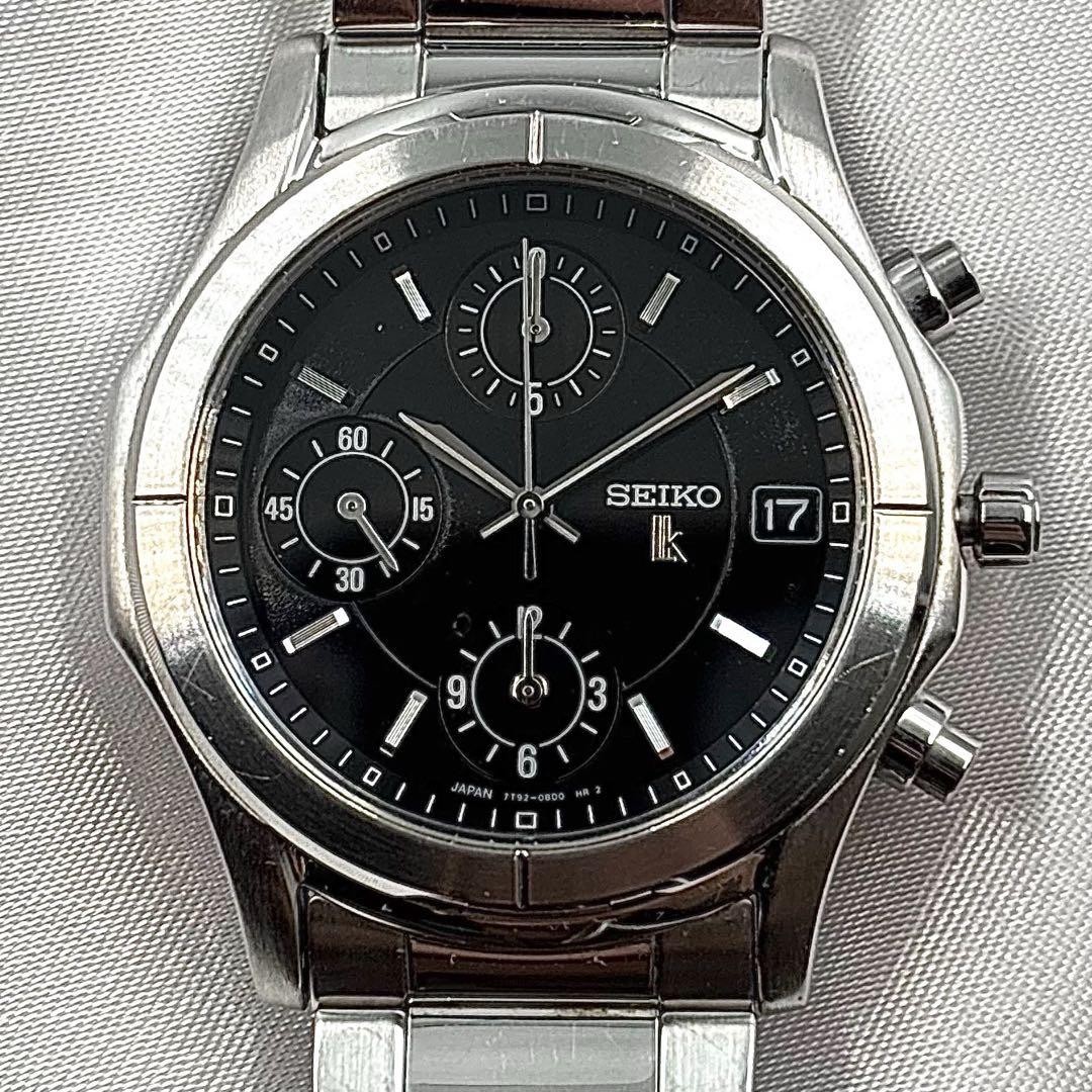 Seiko Lukia Quartz Chronograph Watch 34mm Cal 7T92 Wrist 15cm/5.9in