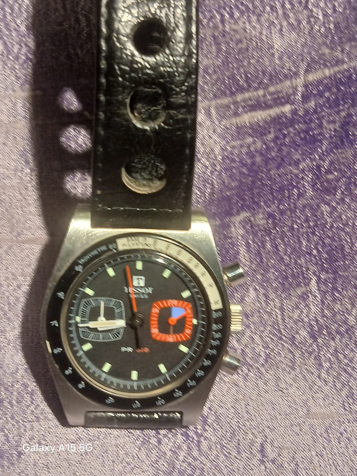 Tissot PR516 Chronograph watch, Cal. Lemania 1281, Very fine!