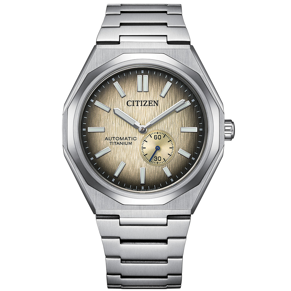 Citizen Zenshin 60 NK5020-58P Super Titanium Automatic Beige Dial 40 mm Watch