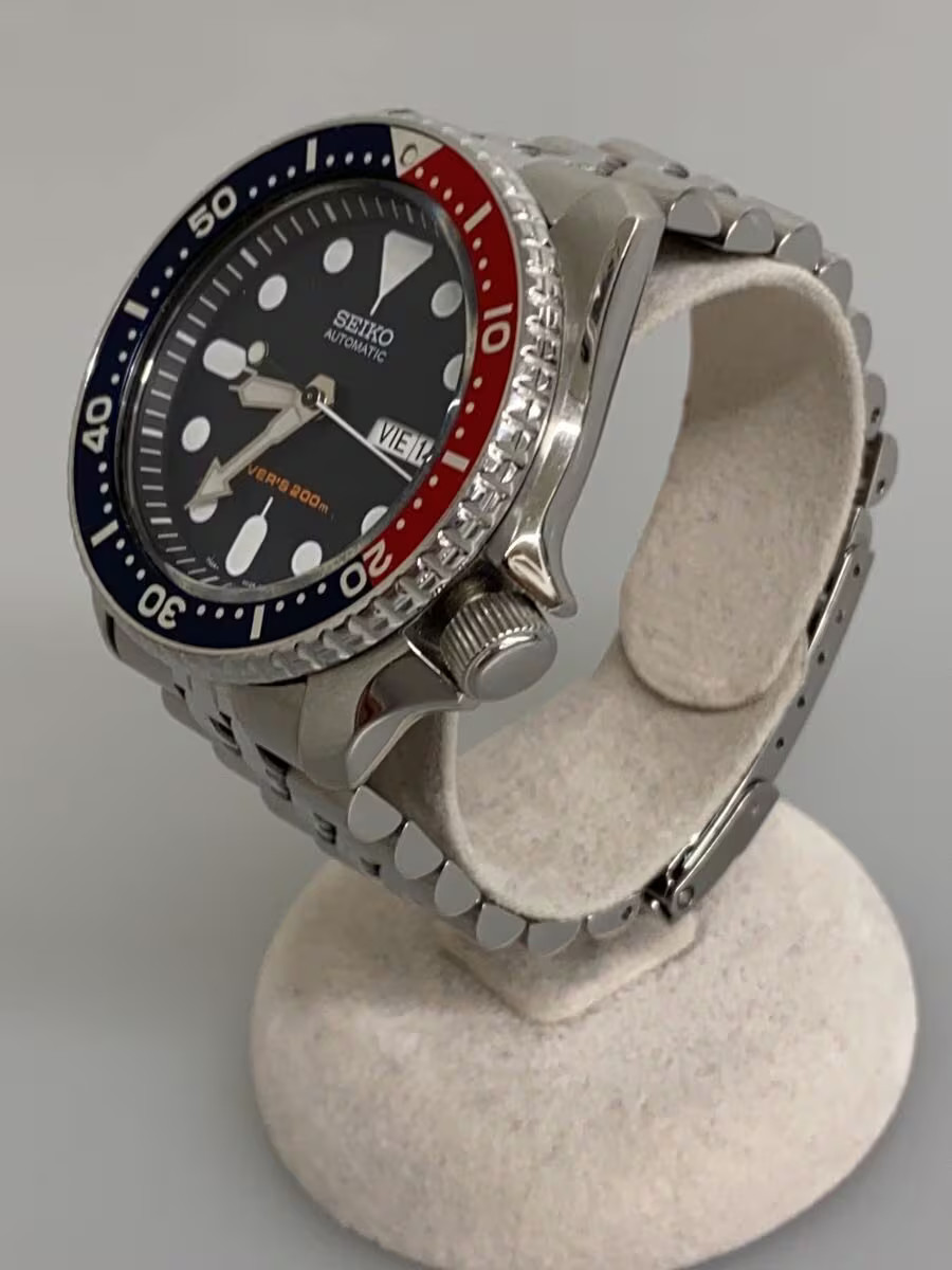 SEIKO Automatic Mechanical Watch Analog NVY SLV 7S26 0020