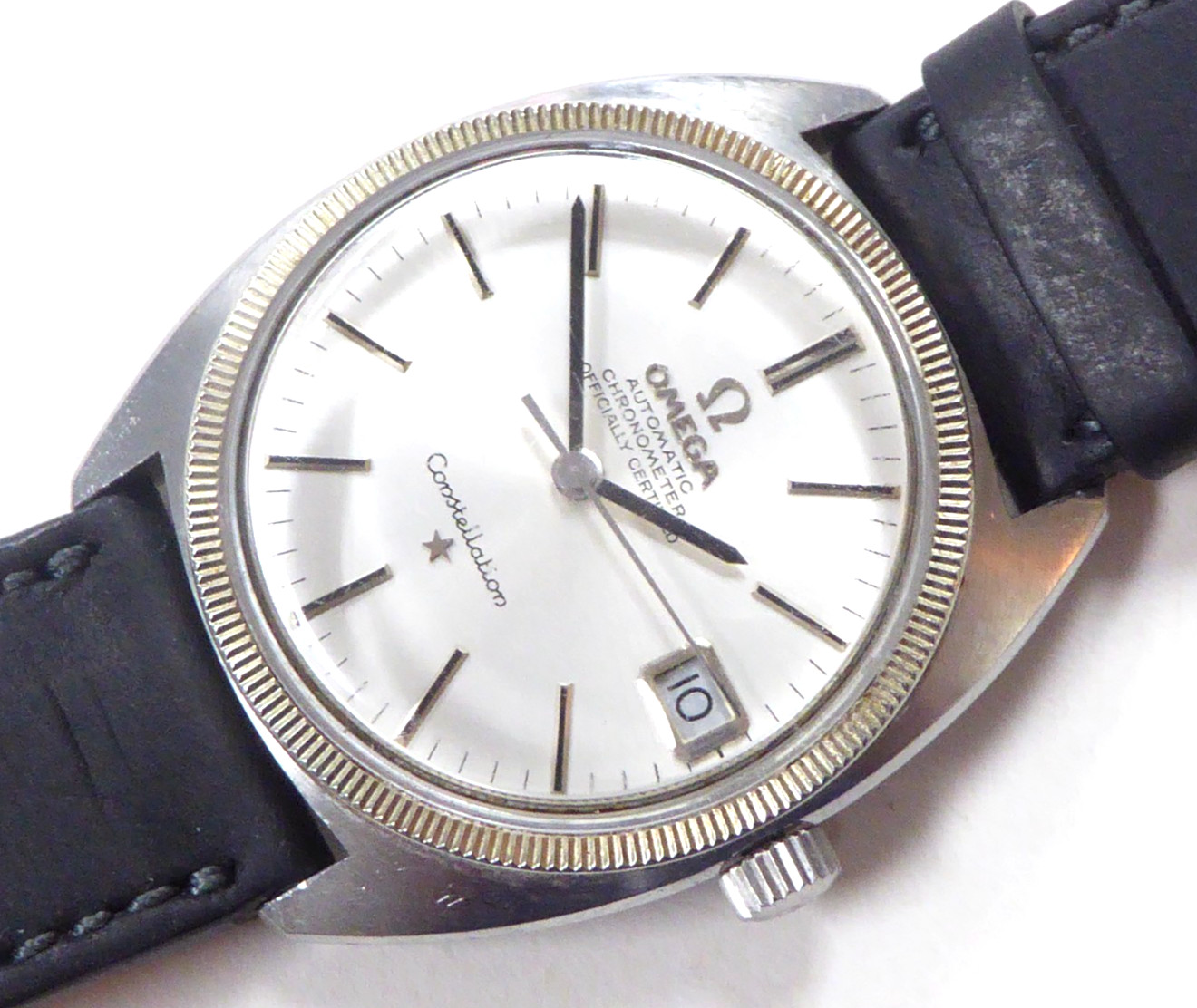 OMEGA Constellation C Shape White Gold Bezel 168.017 Cal.564 Automatic 24 Jewels