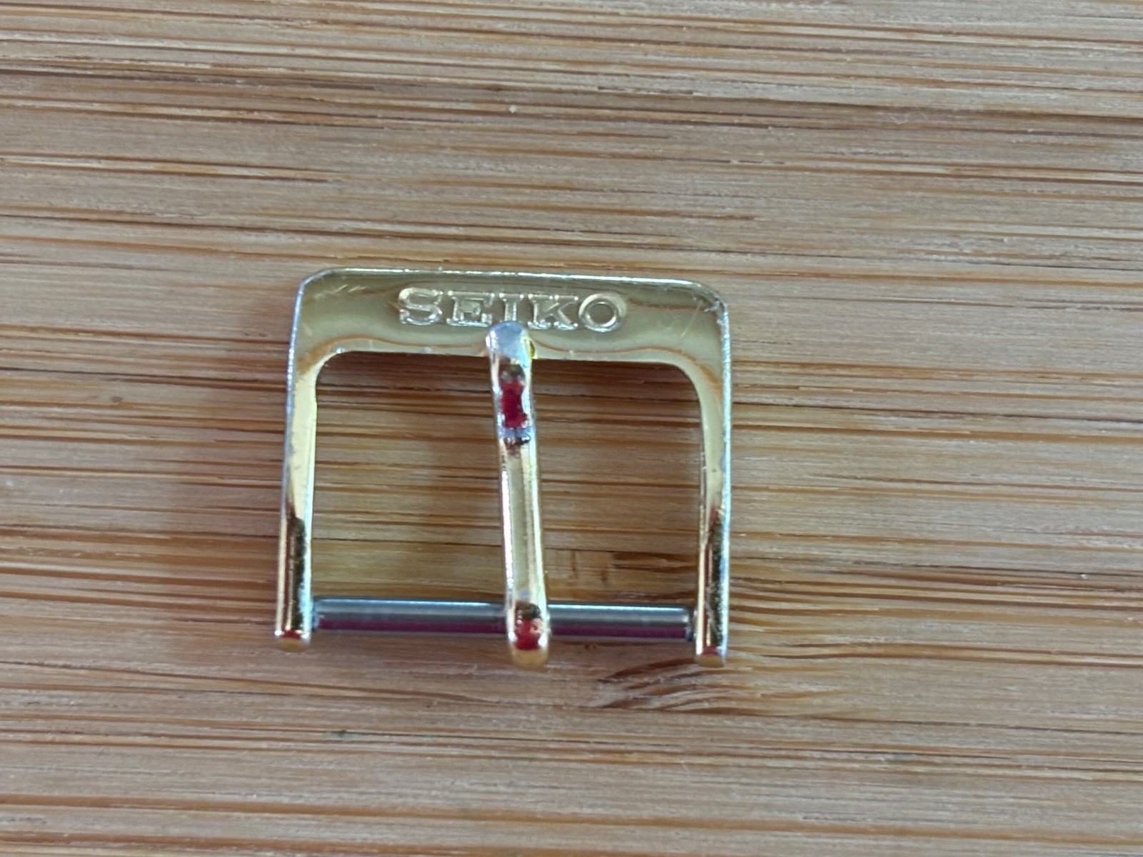 Two Watch Buckles: Seiko Gold Plated 15mm & Silver color 20mm
