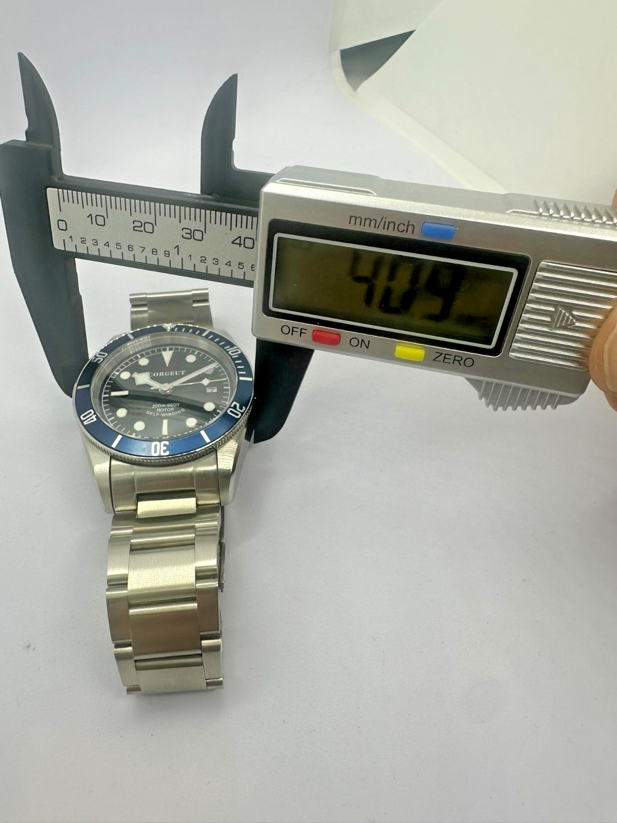 Corgeut 2010 Miyota 8215 41mm Sapphire Automatic 200M Diver Watch