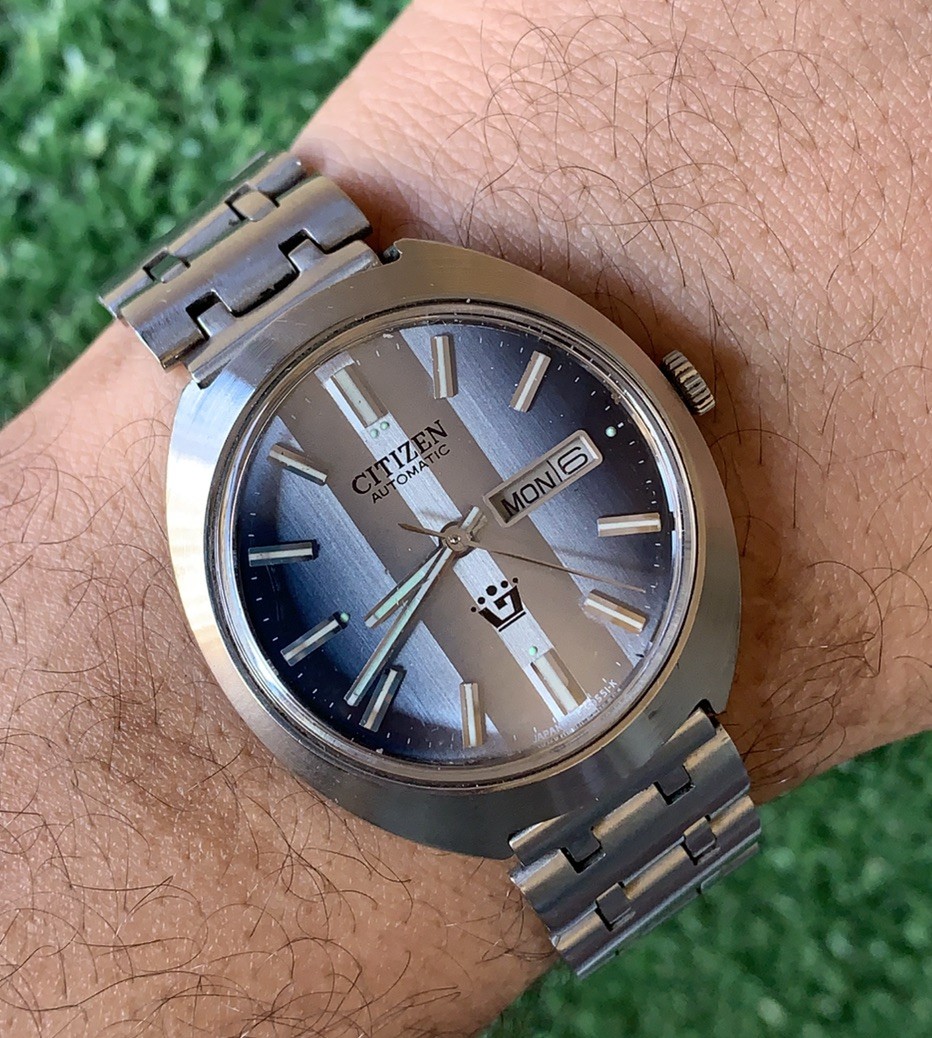Vintage Citizen Automatic Watch 17 Jewels Stainless Steel Crystal Seven Style