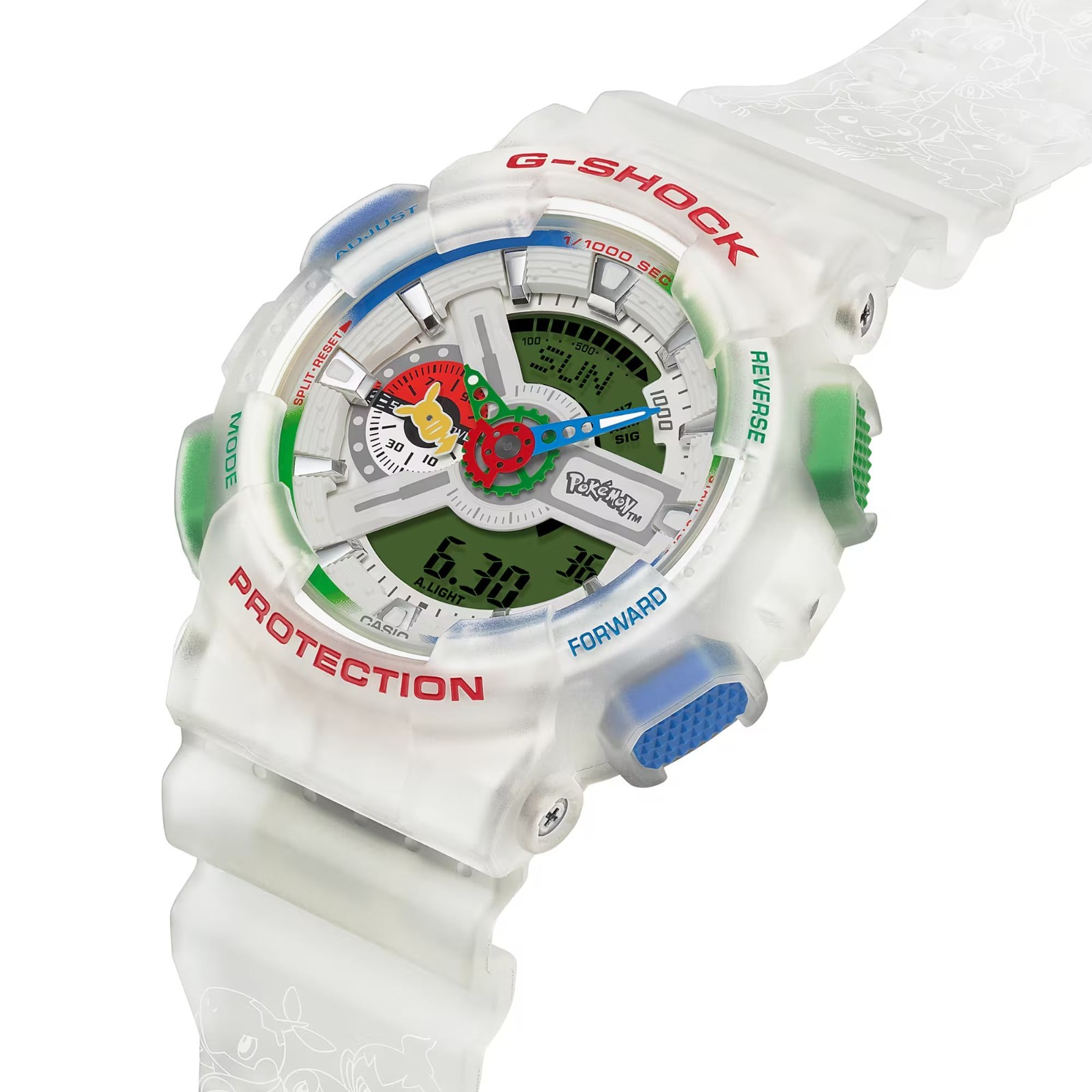 PRE-SALE CASIO G-SHOCK x Pokémon GA-110PKM-7AJR Watch USA SHIPS NEW CONFIRMED