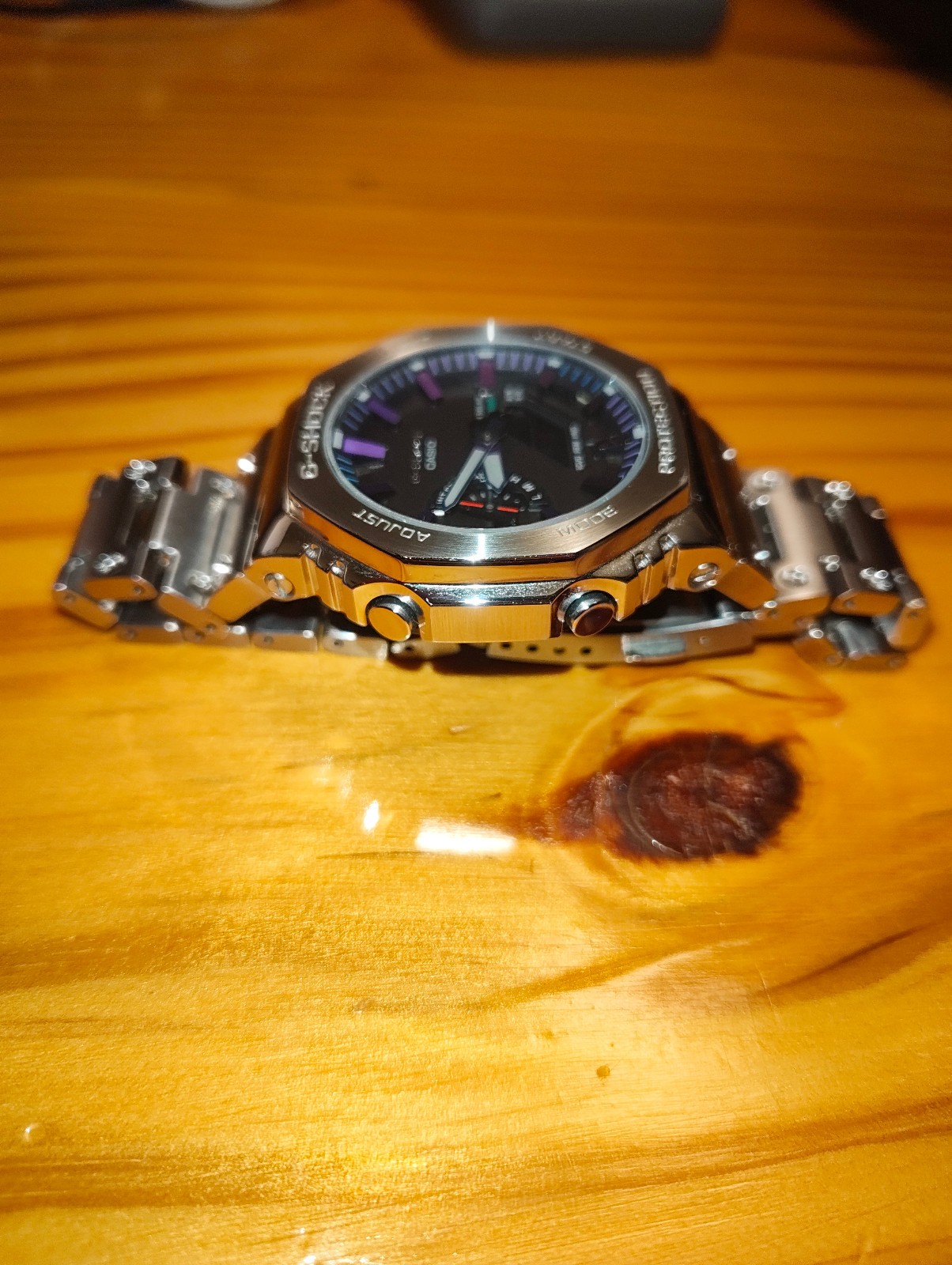 CASIO G SHOCK FULL METAL GM B2100PC 1AJF Purple/Blue Gradient Limited